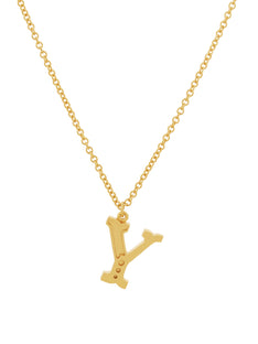 Just My Type Letter Y Necklace