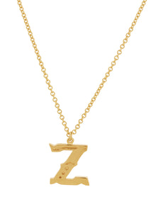 Just My Type Letter Z Necklace
