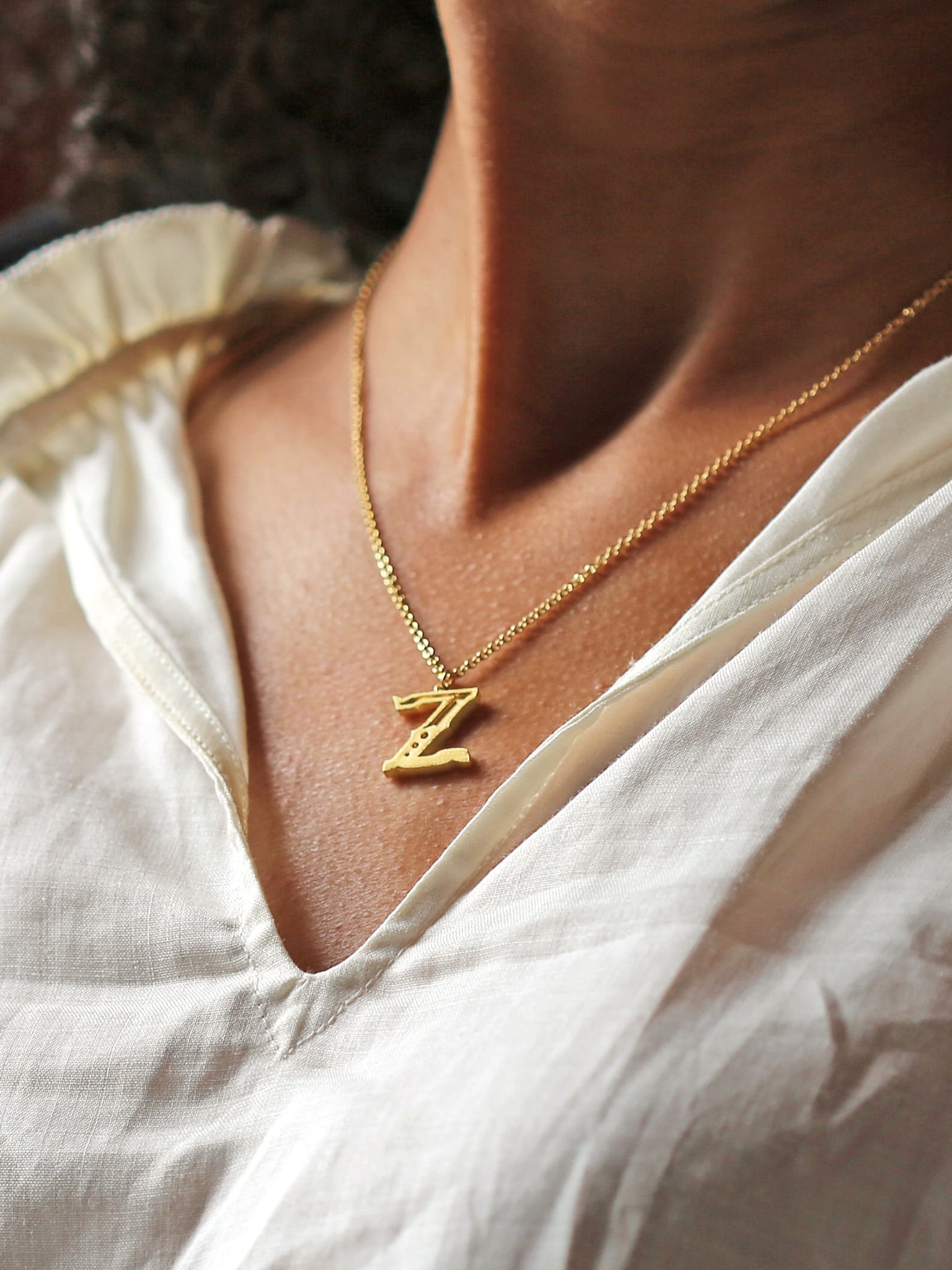Just My Type Letter Z Necklace - image 2