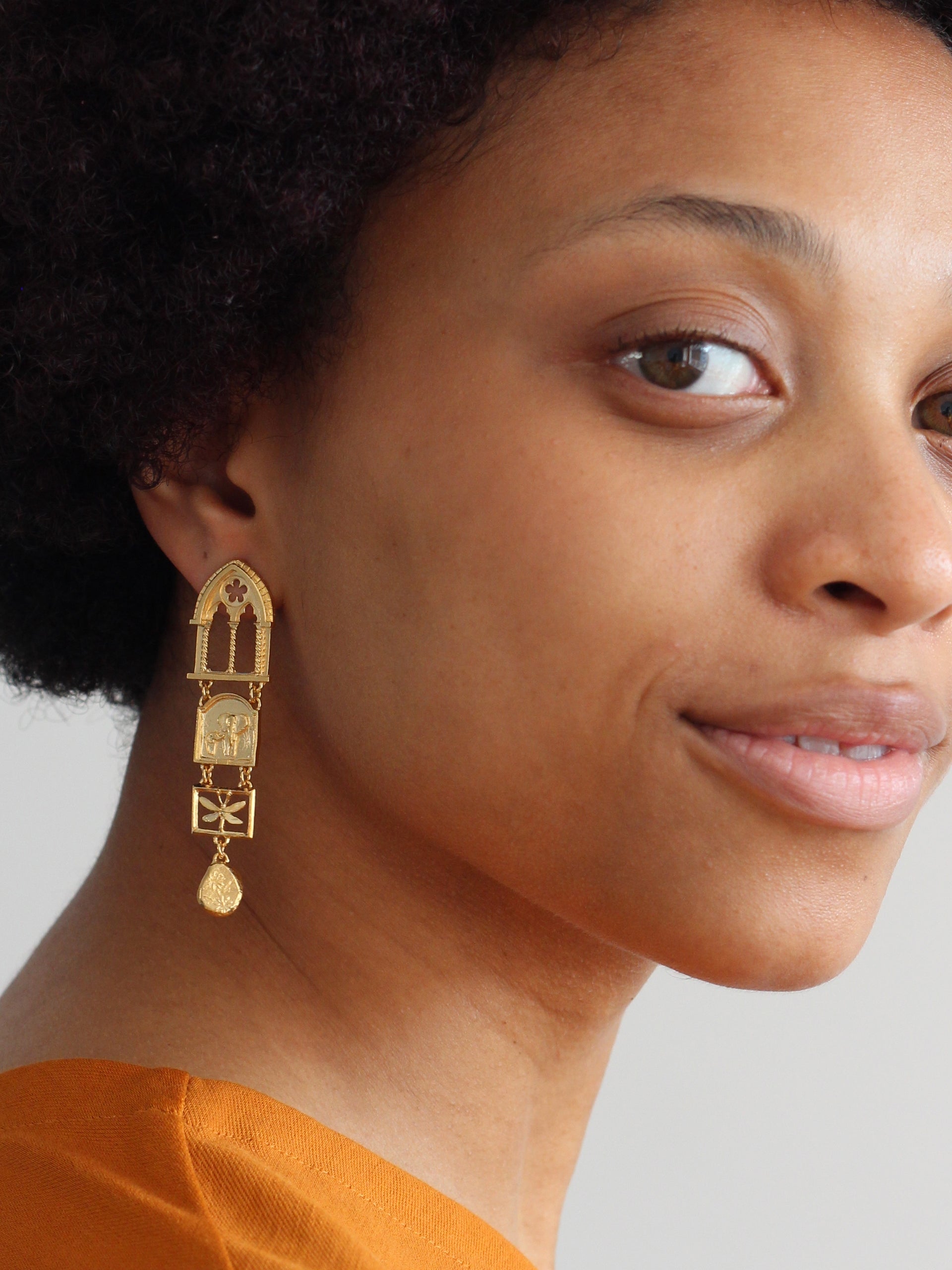 Discovery Window Drop Earrings - image 2