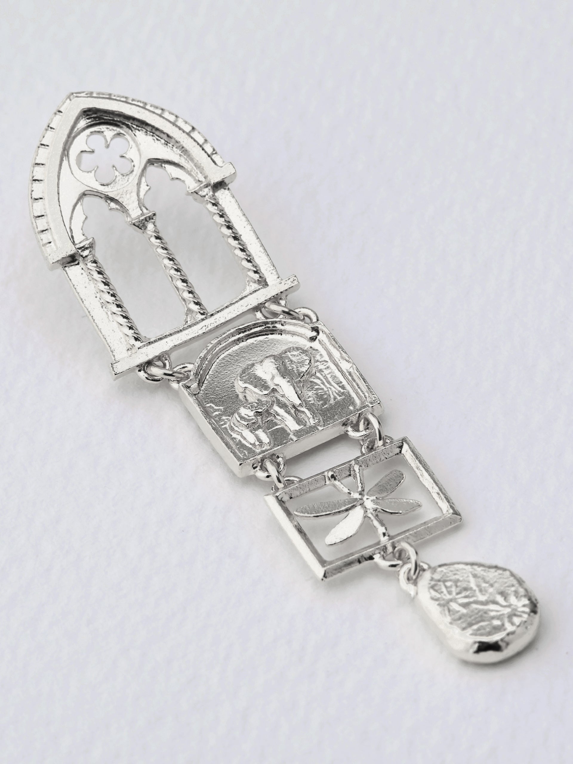 Discovery Window Drop Earrings - image 6 | silver
