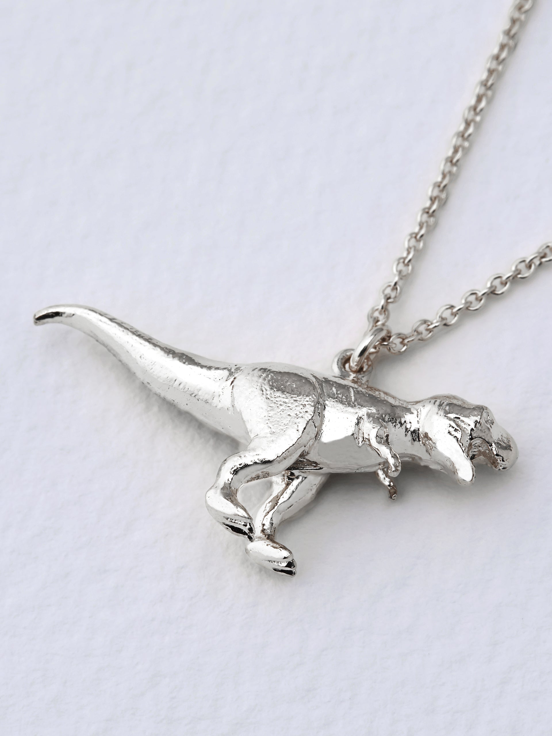Tyrannosaurus Rex Necklace - image 8 | silver