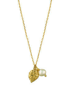 Flint Arrowhead and Freshwater Pearl Necklace