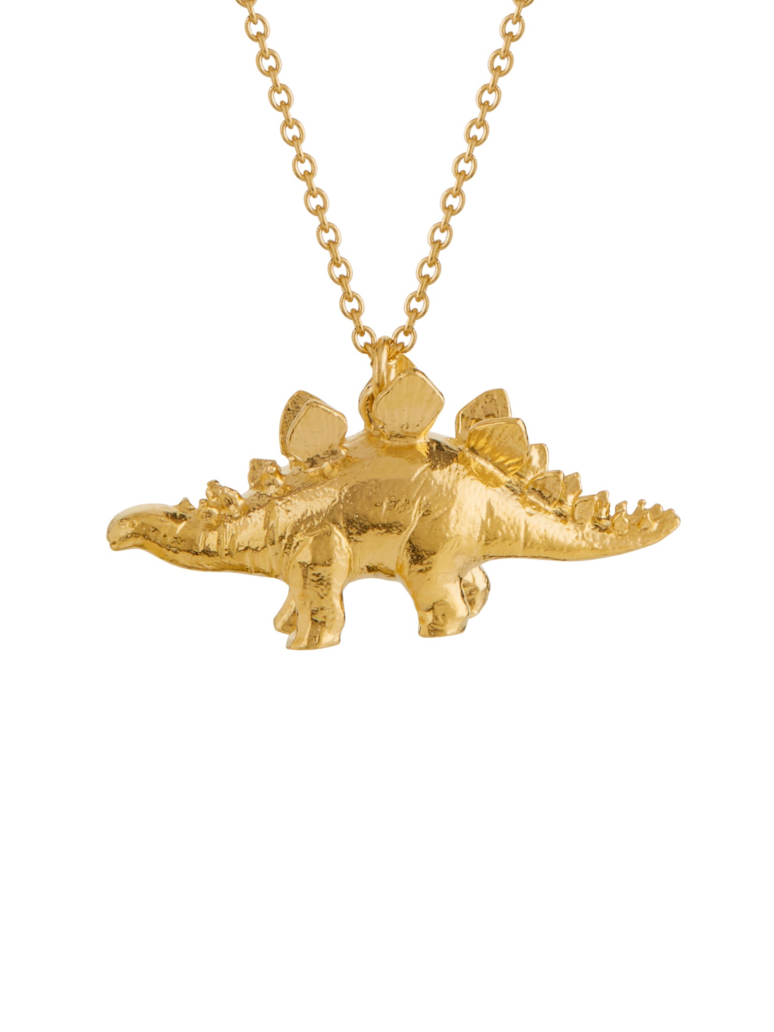 Stegosaurus Necklace - image 5 | gold plate