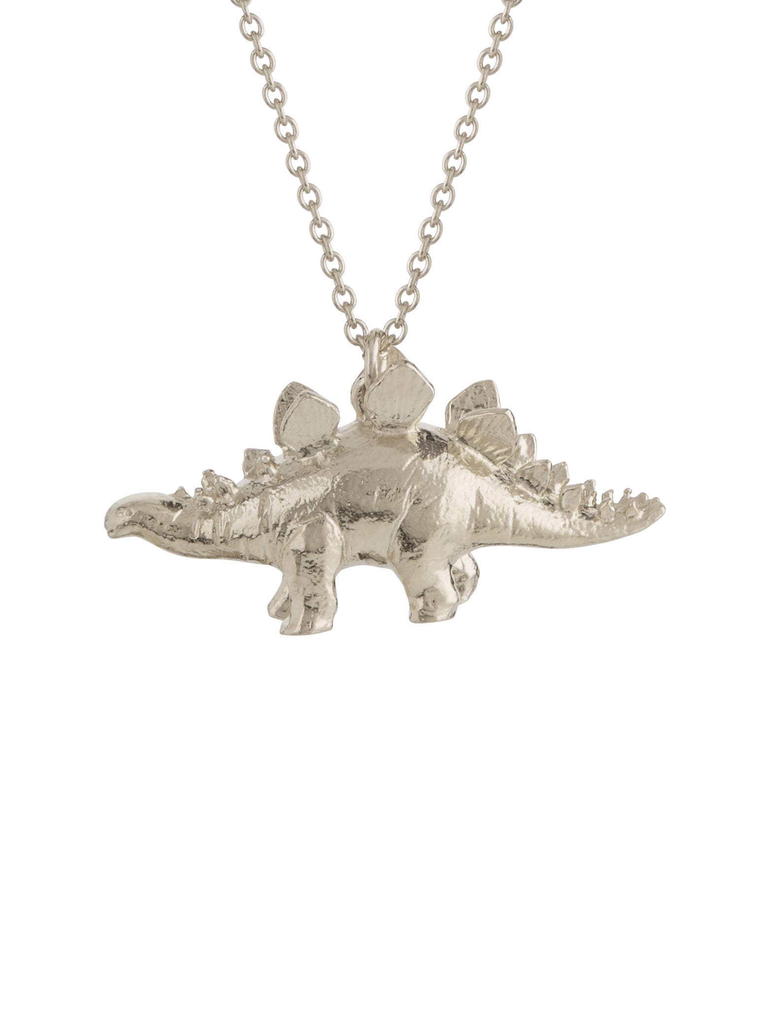 Stegosaurus Necklace - image 9 | silver