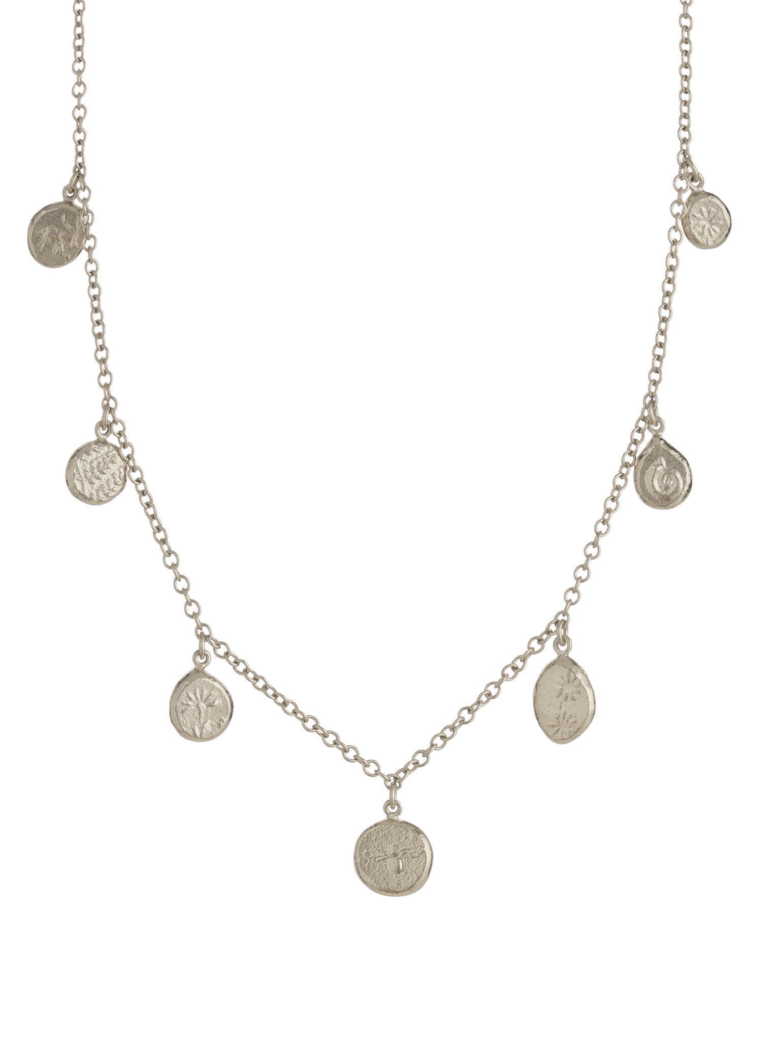 Paleontology Nugget Necklace - image 5 | silver