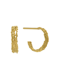 Nest Structure Mini Hoop Earrings