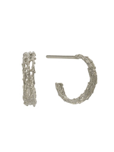 Nest Structure Mini Hoop Earrings