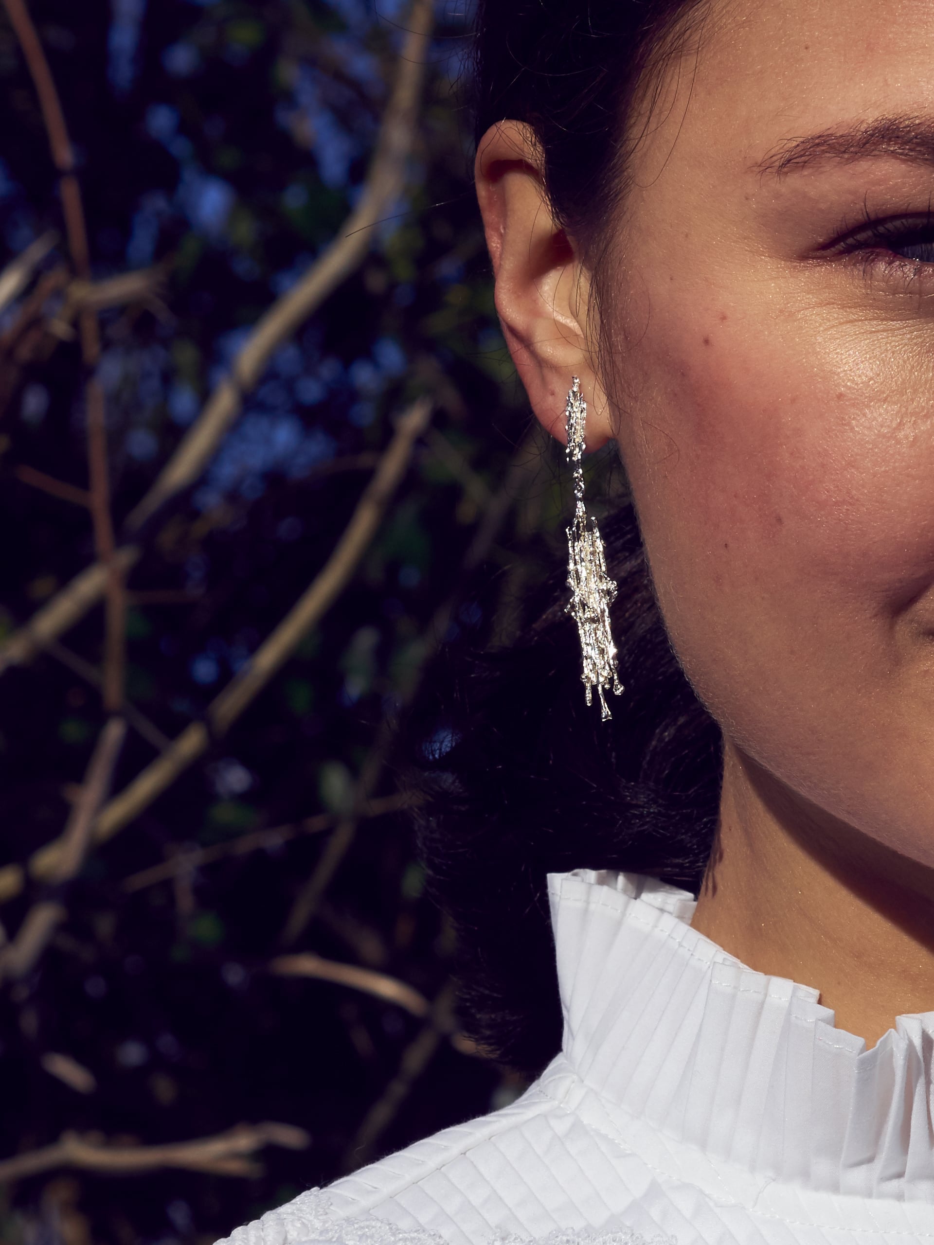 Nest Structure Statement Drop Earrings - image 4