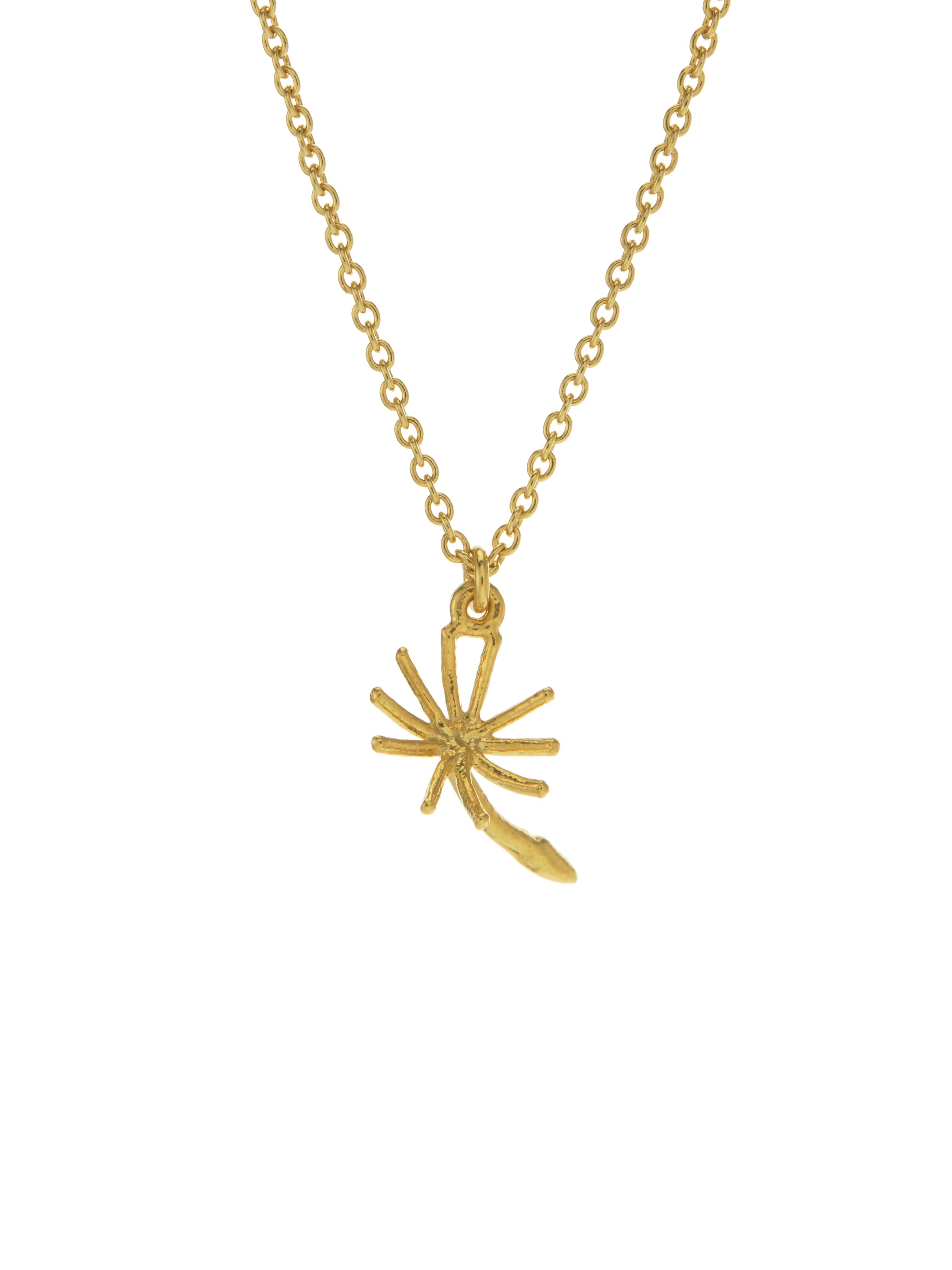 Dandelion Fluff Necklace - image 3 | gold plate