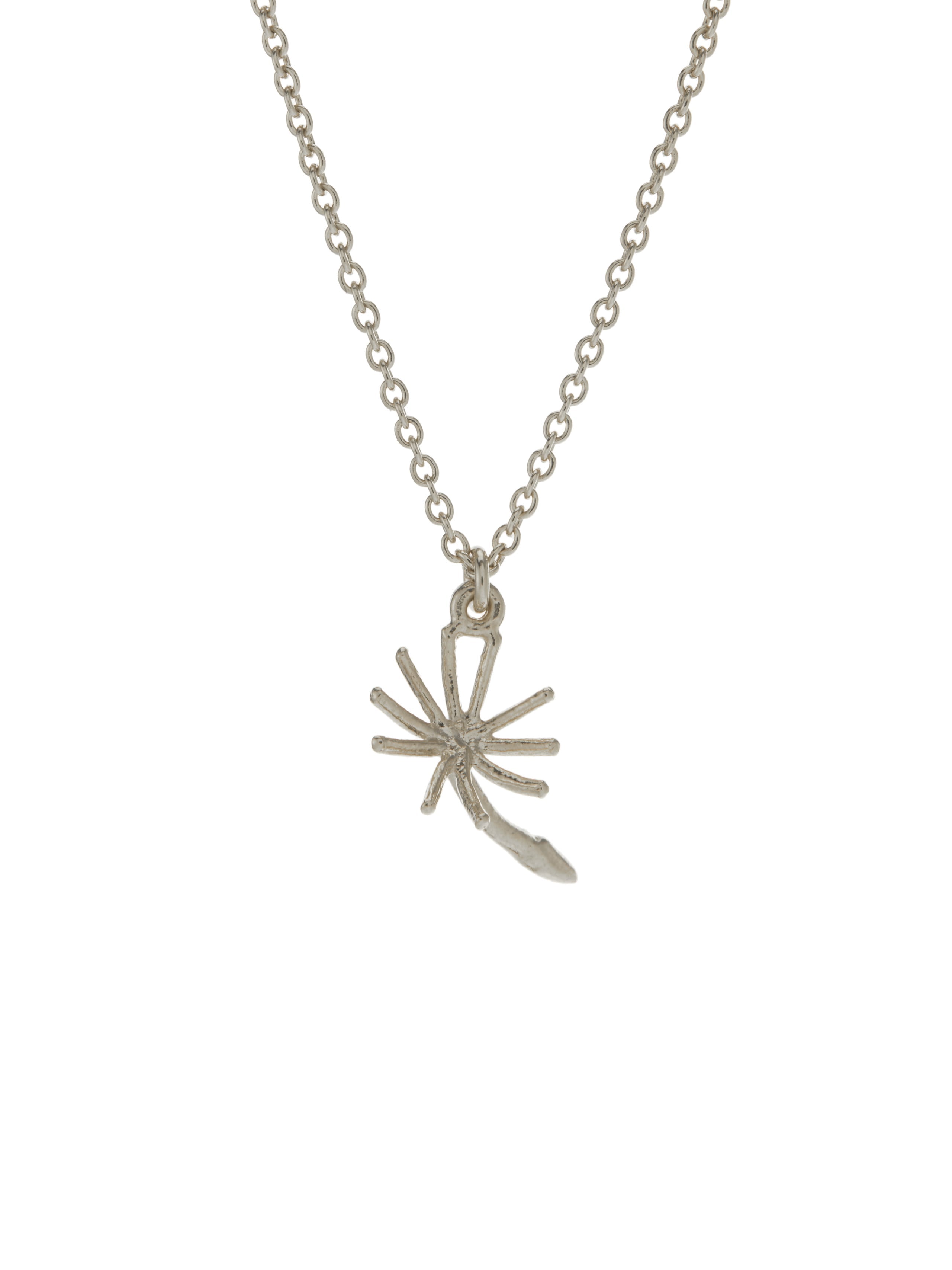 Dandelion Fluff Necklace - image 6 | silver
