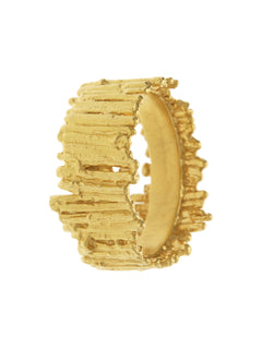 Tree Bark Wide Ring
