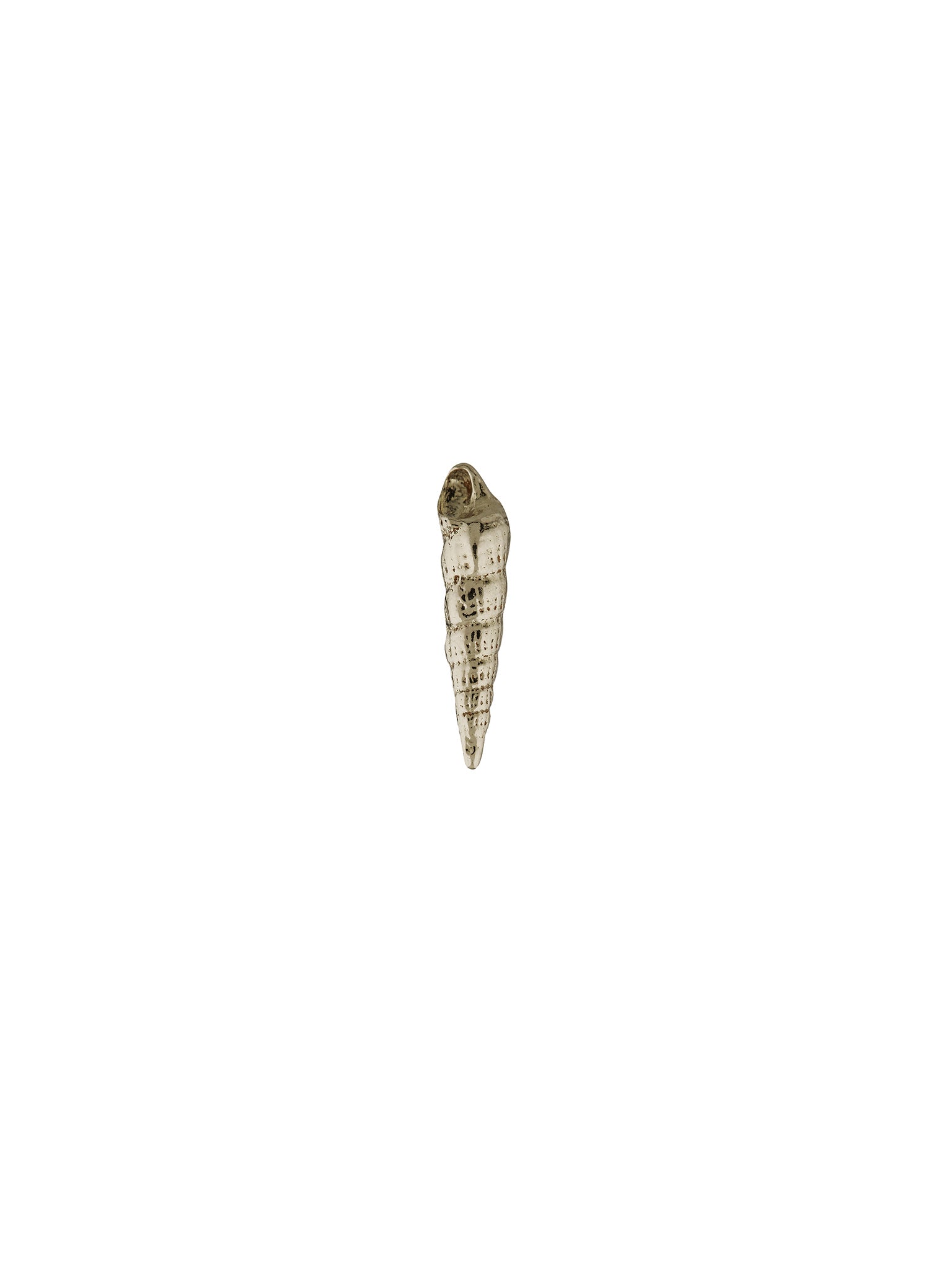 Turret Shell Single Stud Earring - image 7 | 18ct white gold