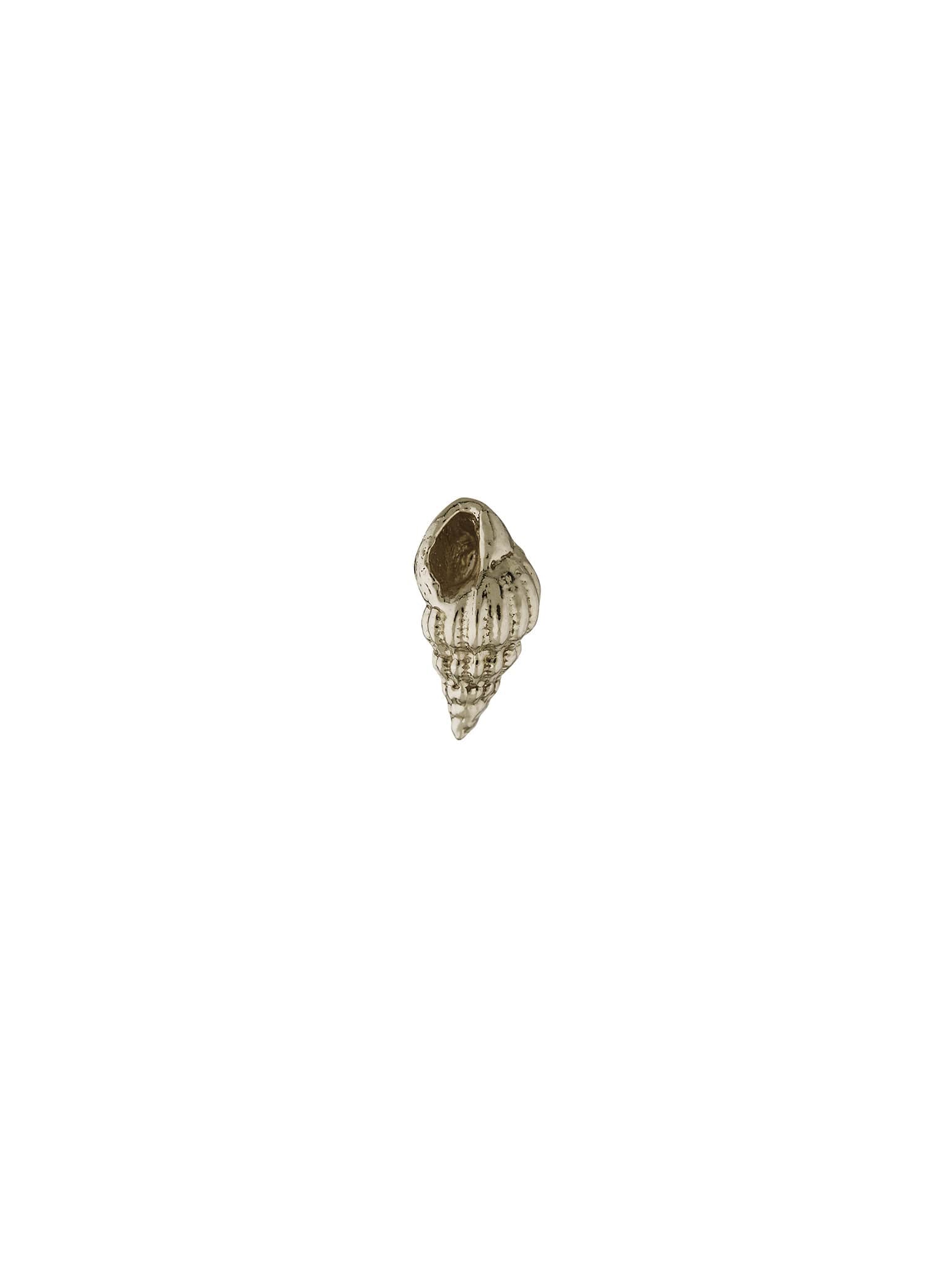Teeny Tiny Shell Single Stud Earring - image 5 | 18ct white gold