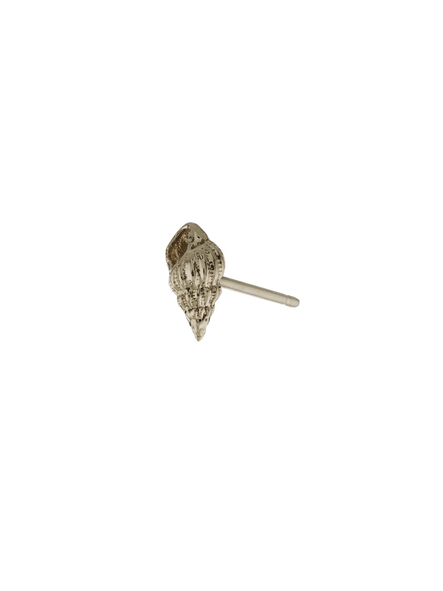 Teeny Tiny Shell Single Stud Earring - image 7 | 18ct white gold