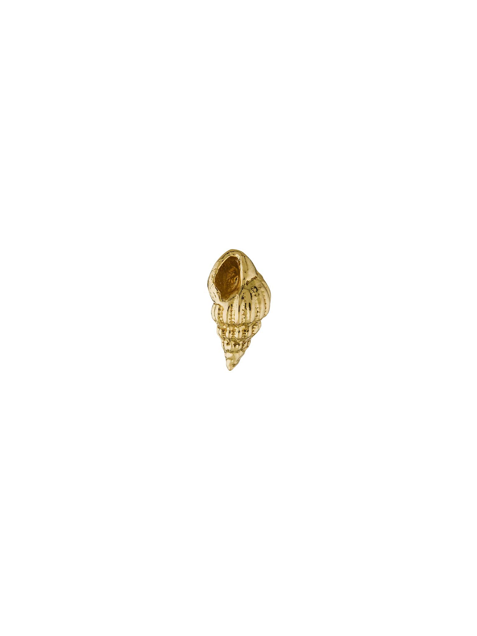 Teeny Tiny Shell Single Stud Earring - image 1 | 18ct yellow gold