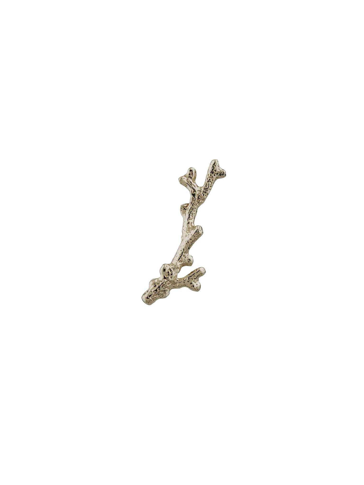 Branch Coral Single Stud Earring - image 5 | 18ct white gold