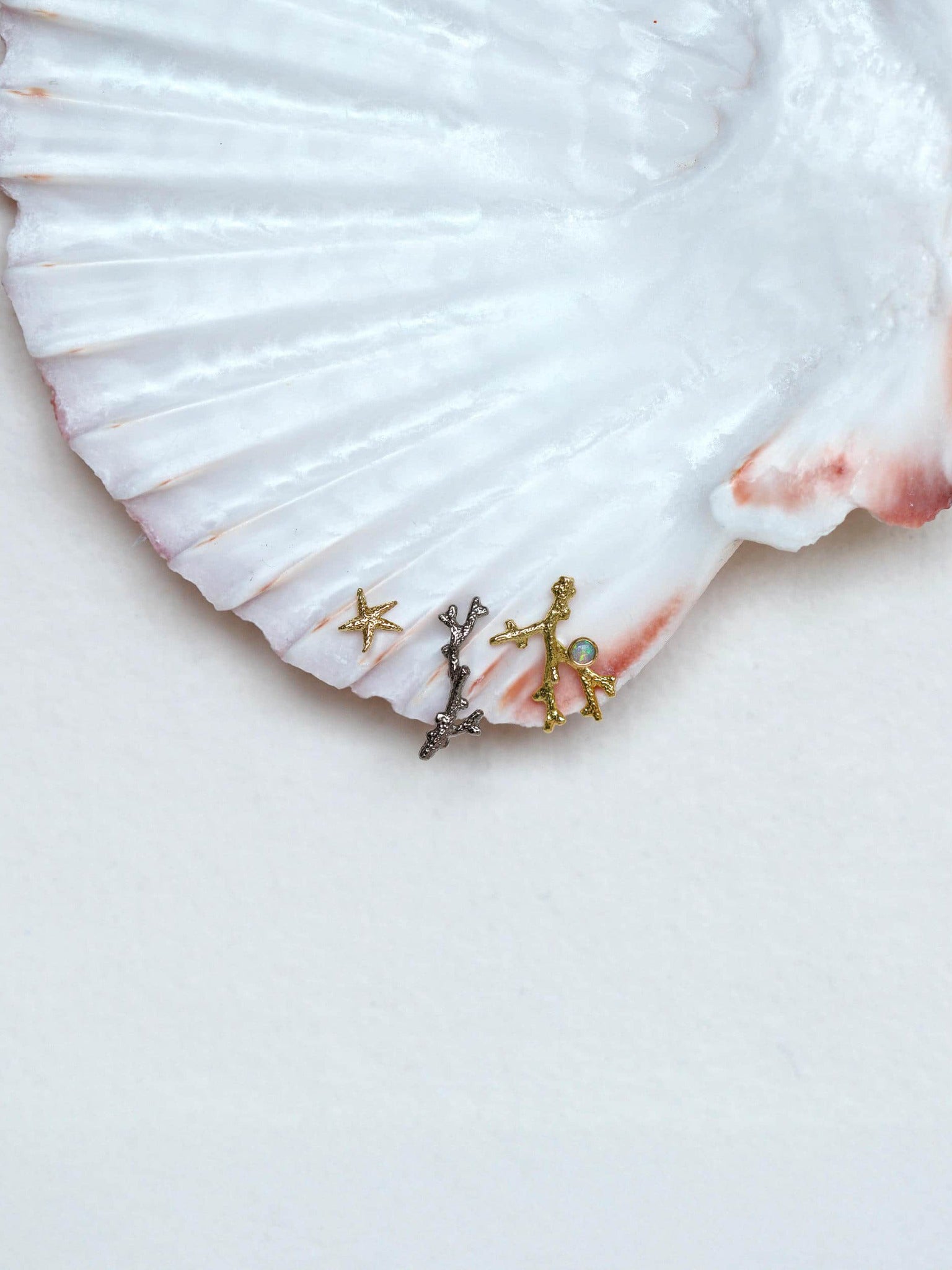 Branch Coral Single Stud Earring - image 6