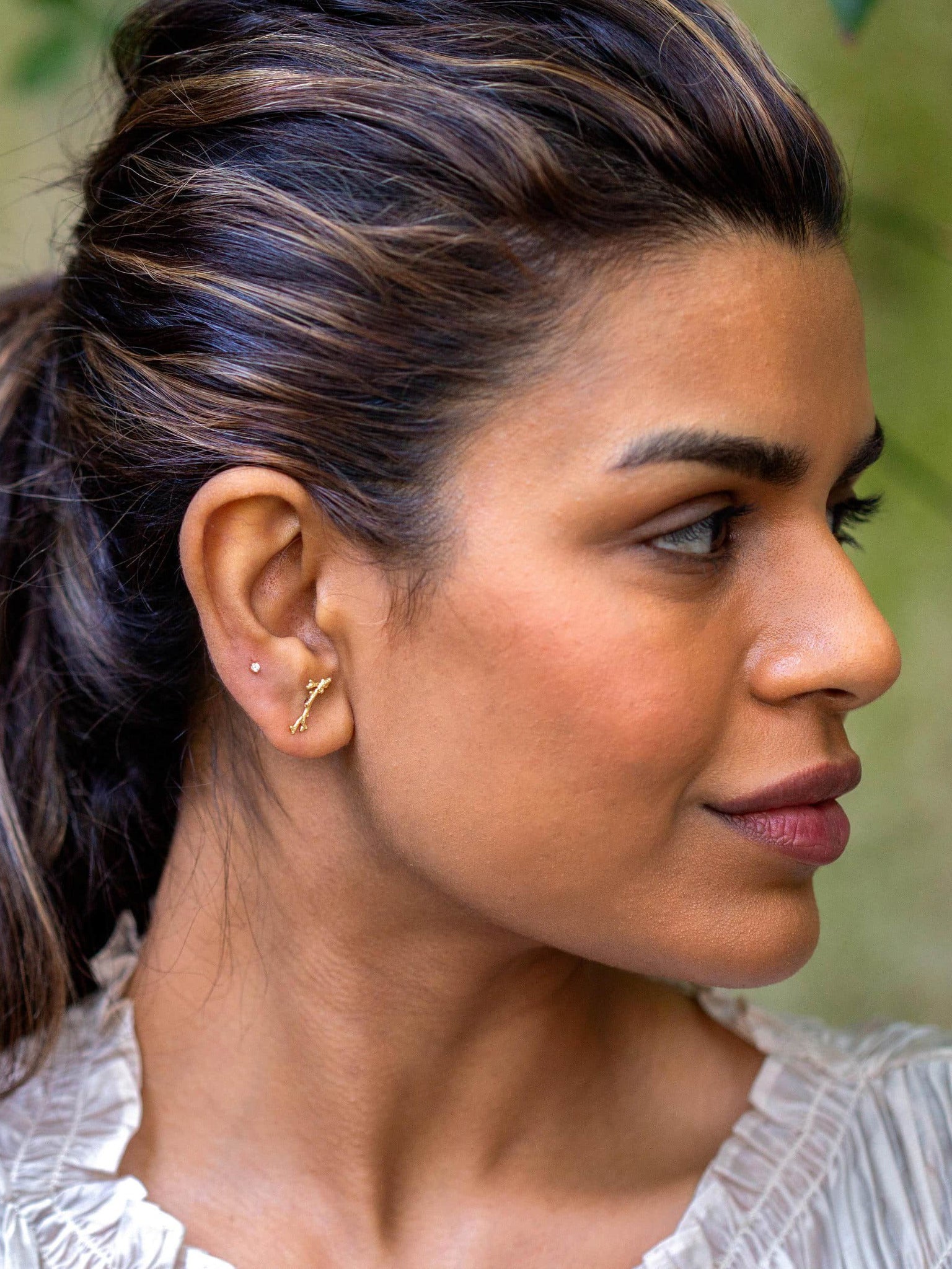 Branch Coral Single Stud Earring - image 2