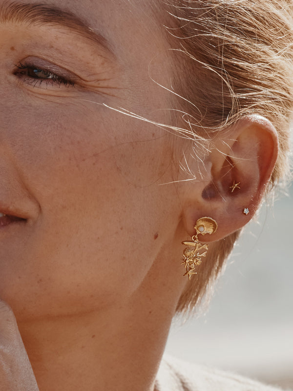 Coral Reef Opal Drop Earrings