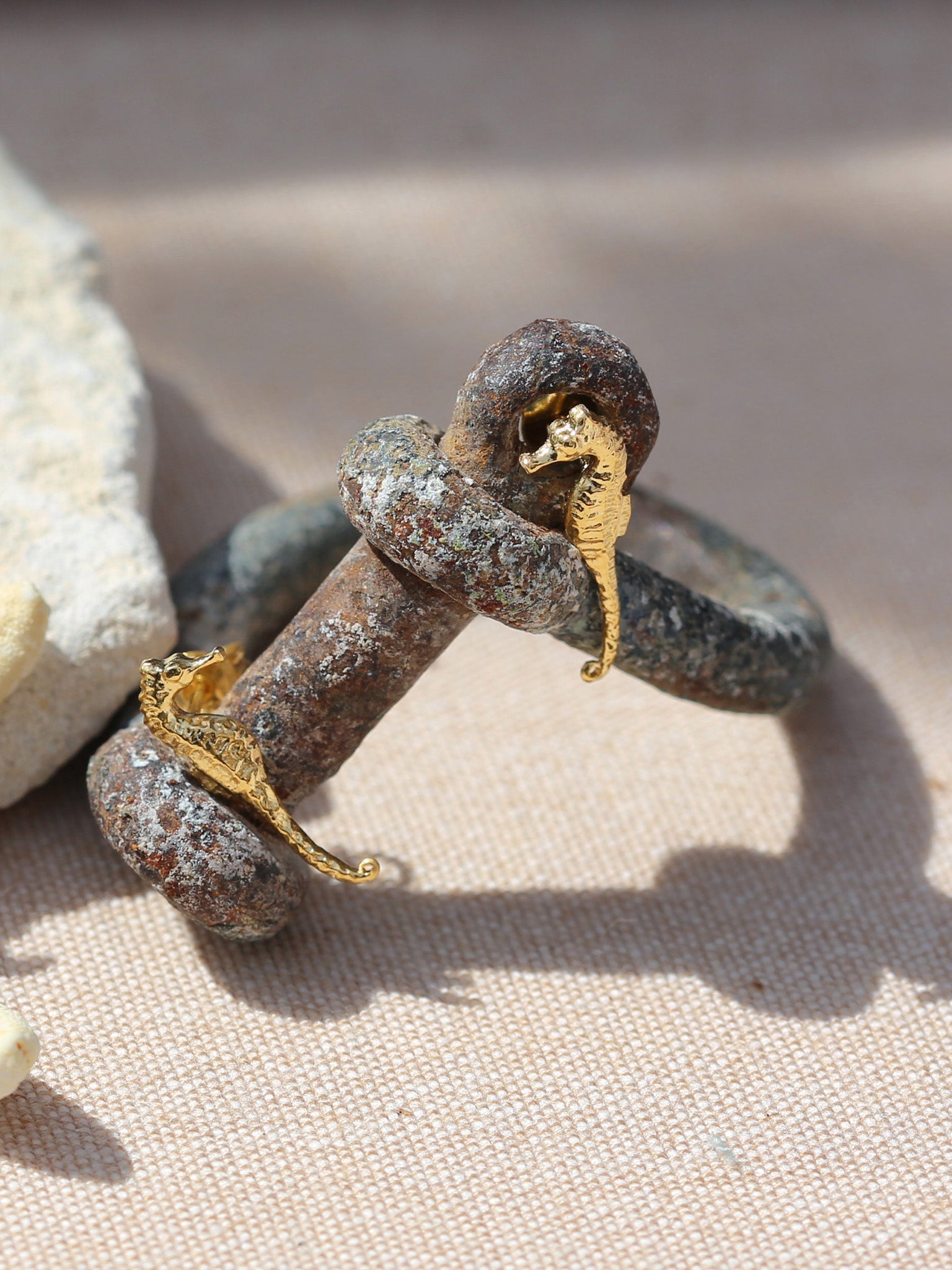 Seahorse Stud Earrings - image 3
