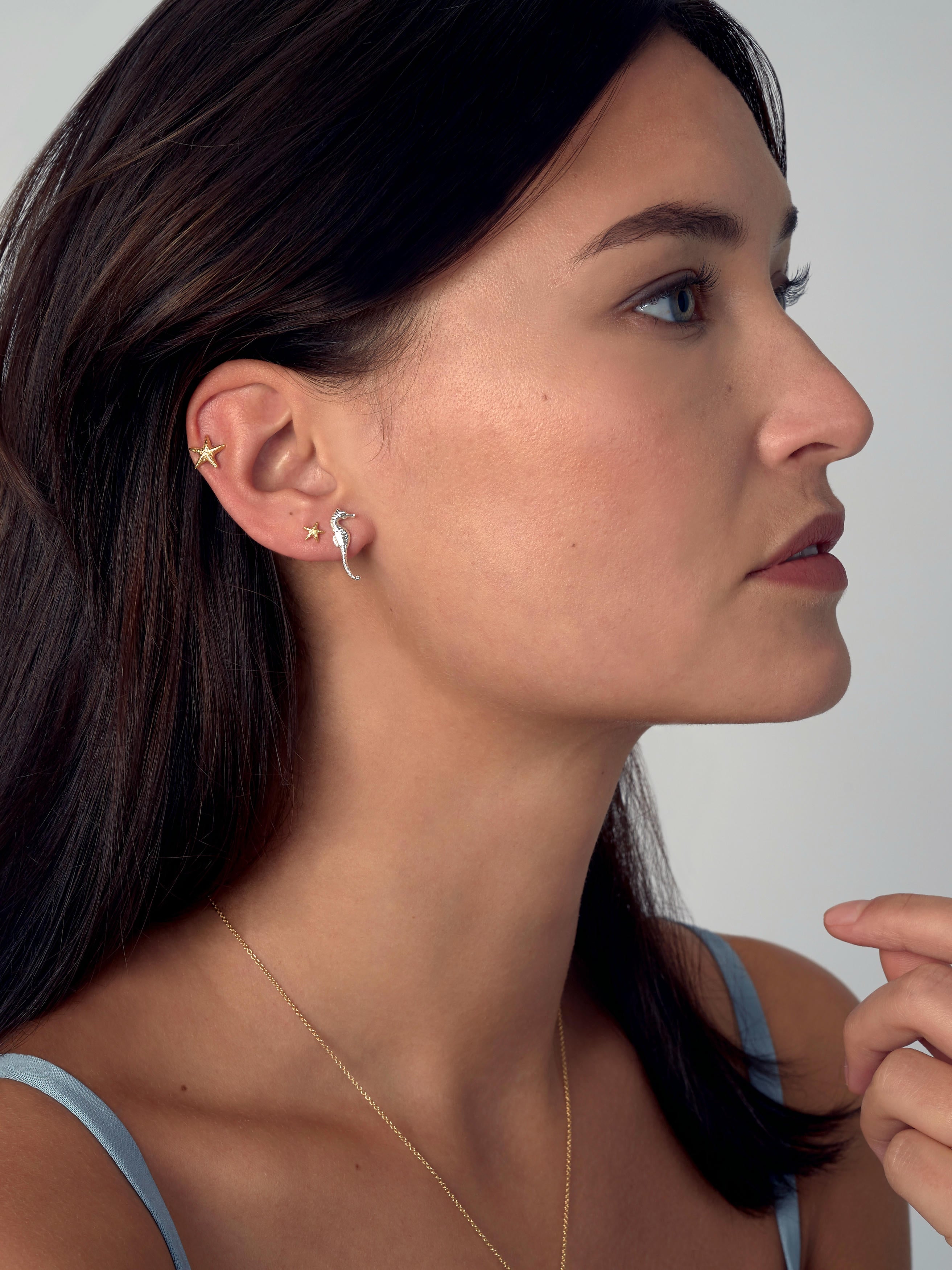 Seahorse Stud Earrings - image 7