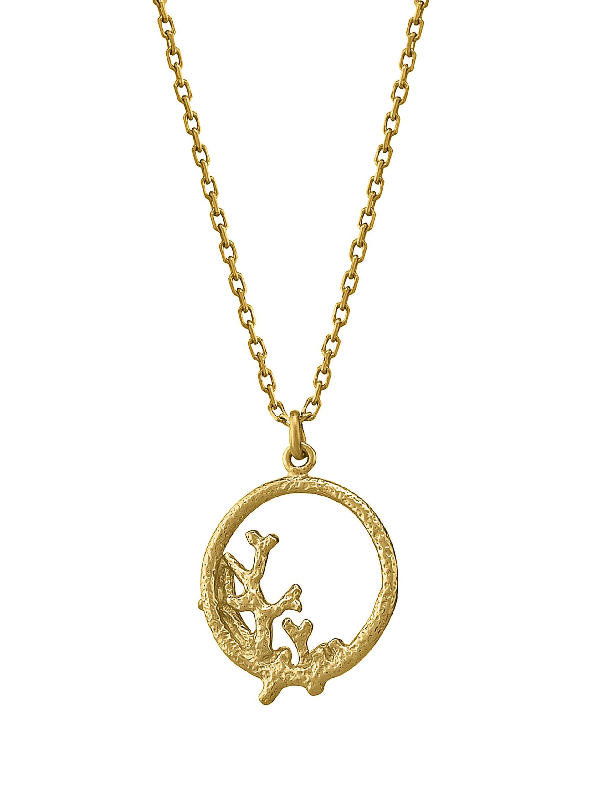 Delicate Reef Loop Necklace - image 3 | 18ct yellow gold