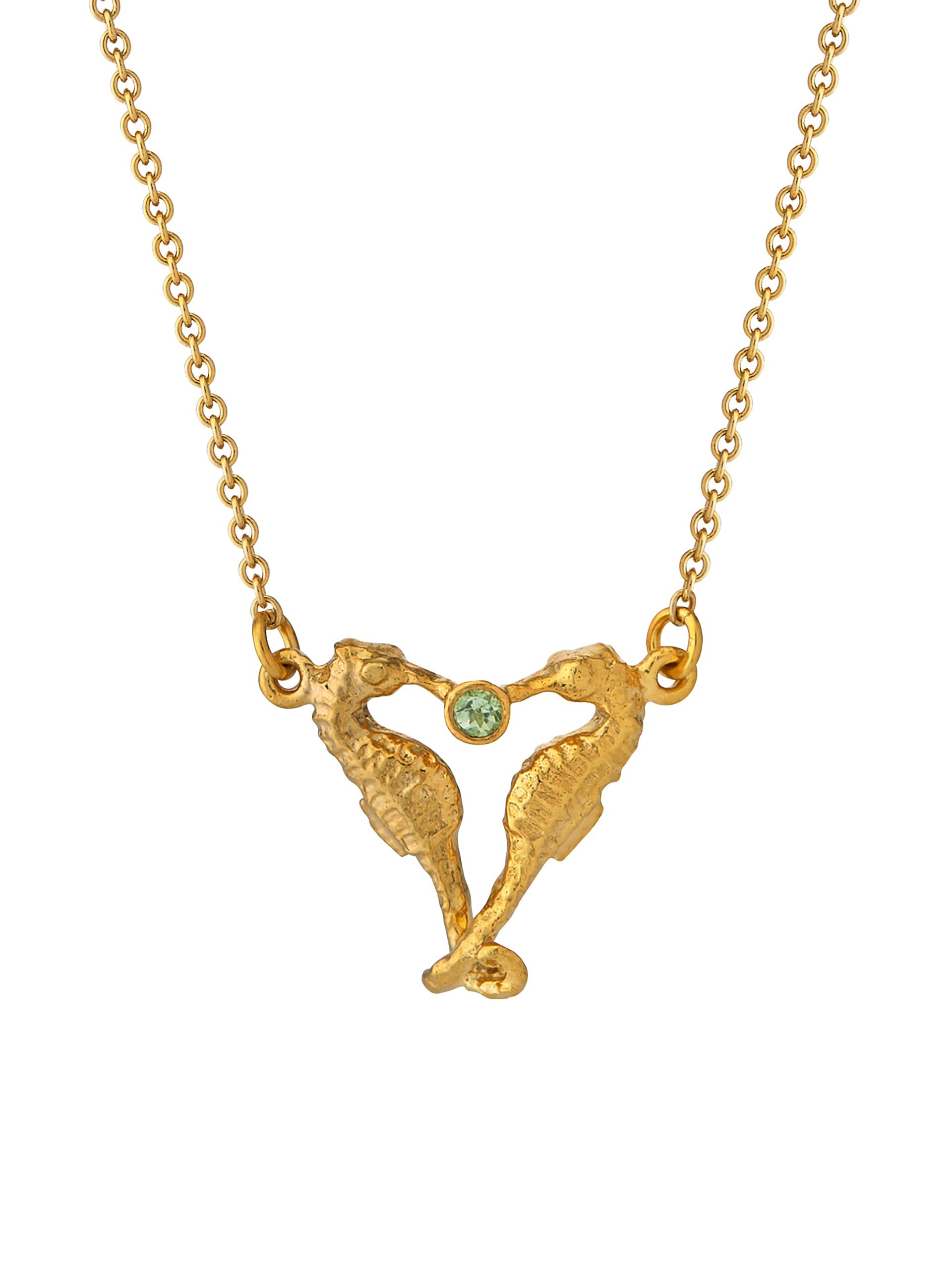 Seahorse Companion Necklace - image 1 | gold plate