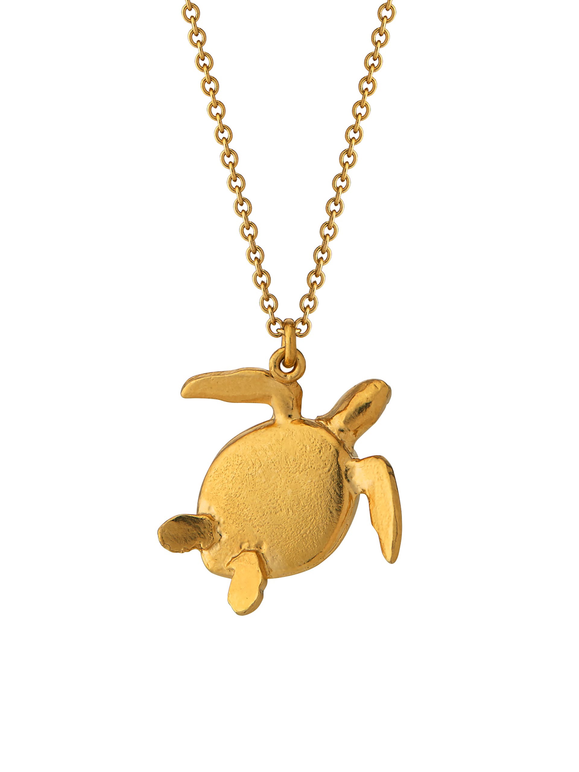 Sea Turtle Necklace - image 4 | gold plate
