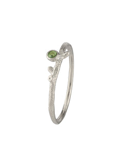 Underwater Stacking Ring with Peridot