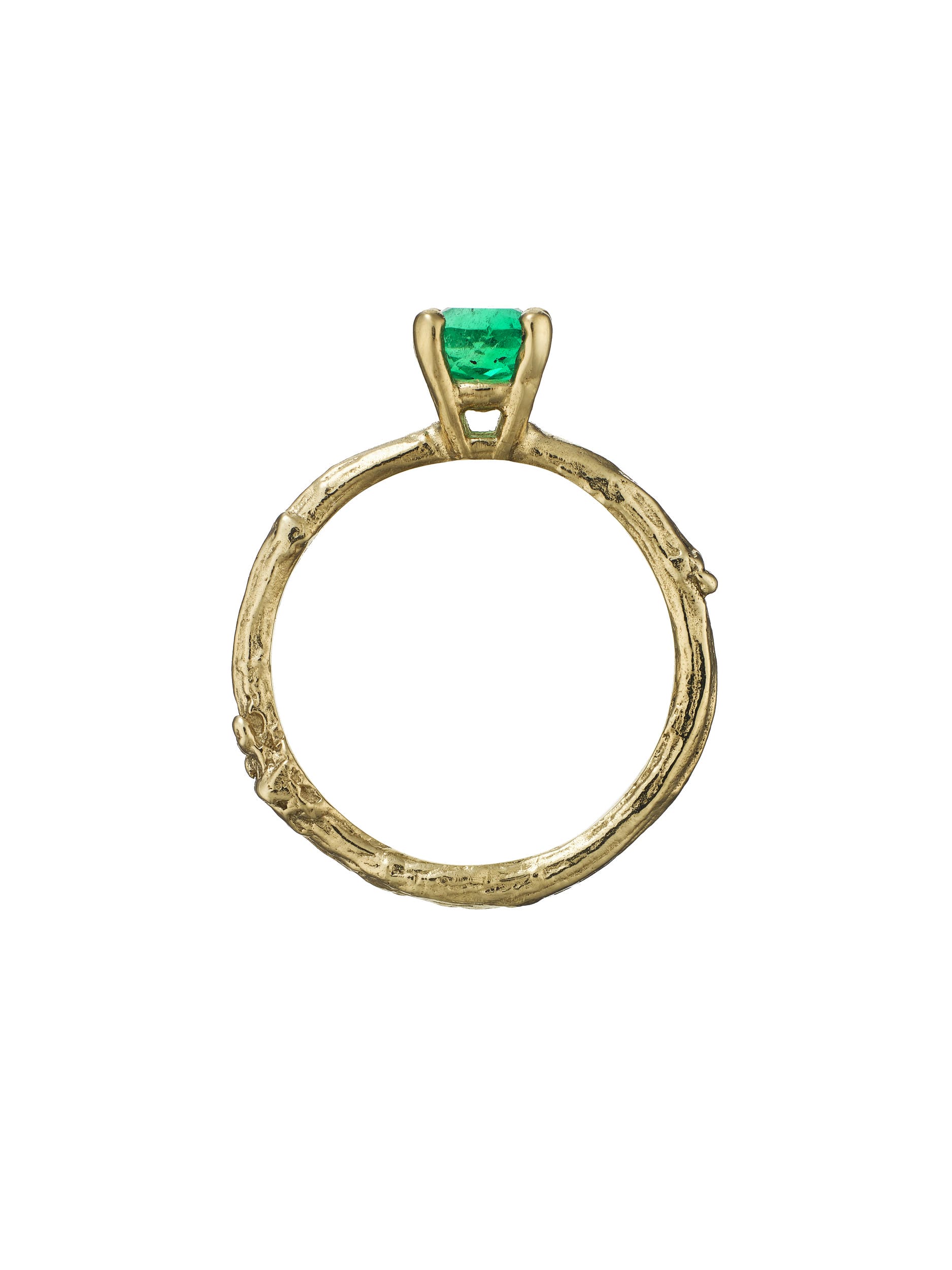Columbian Emerald 0.54ct Hoya Ring - image 5 | 18ct yellow gold