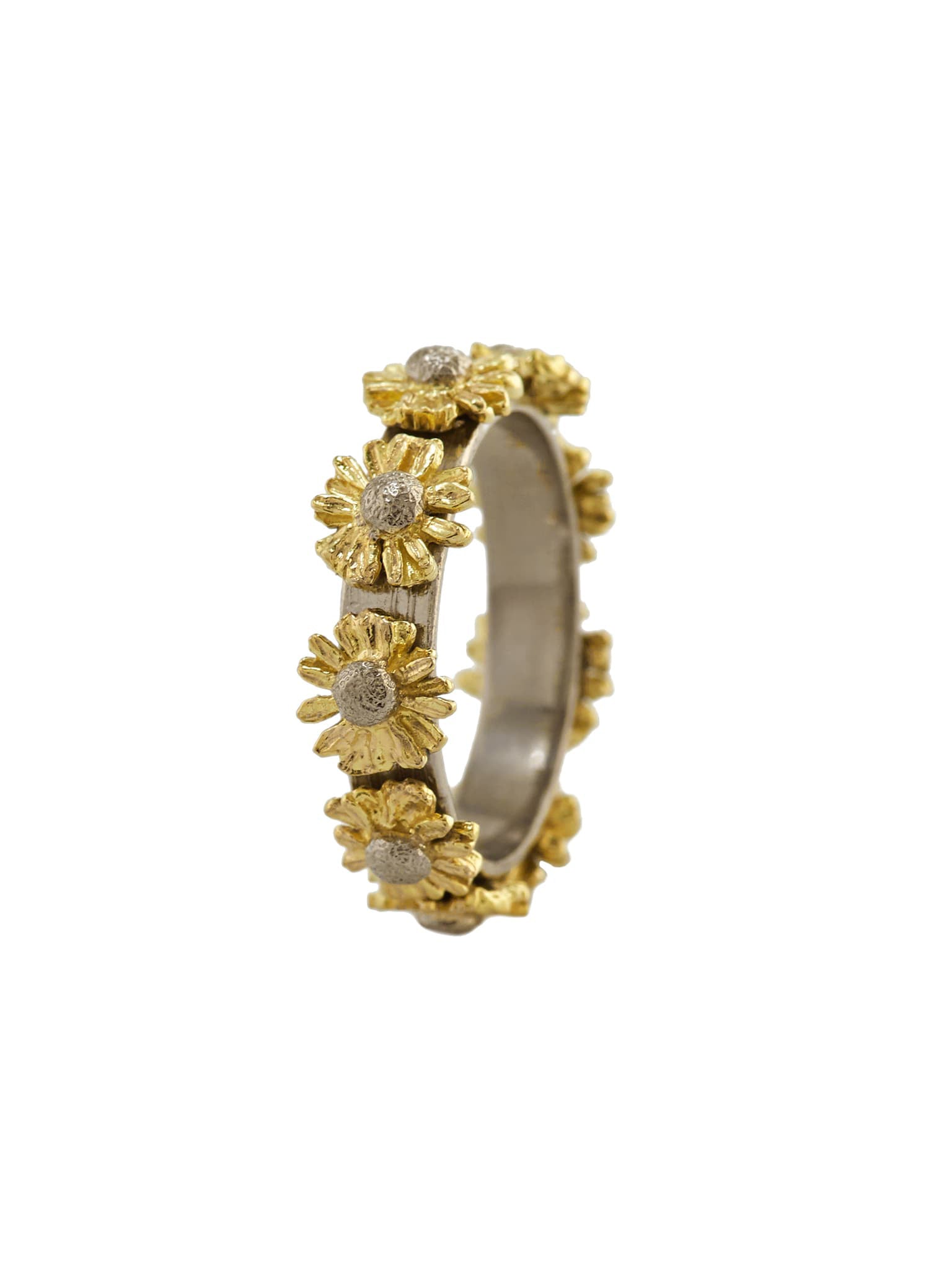 18ct Daisy Wreath Ring - image 1 | 18ct yellow gold