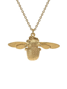 18ct Solid Gold Bumblebee Necklace