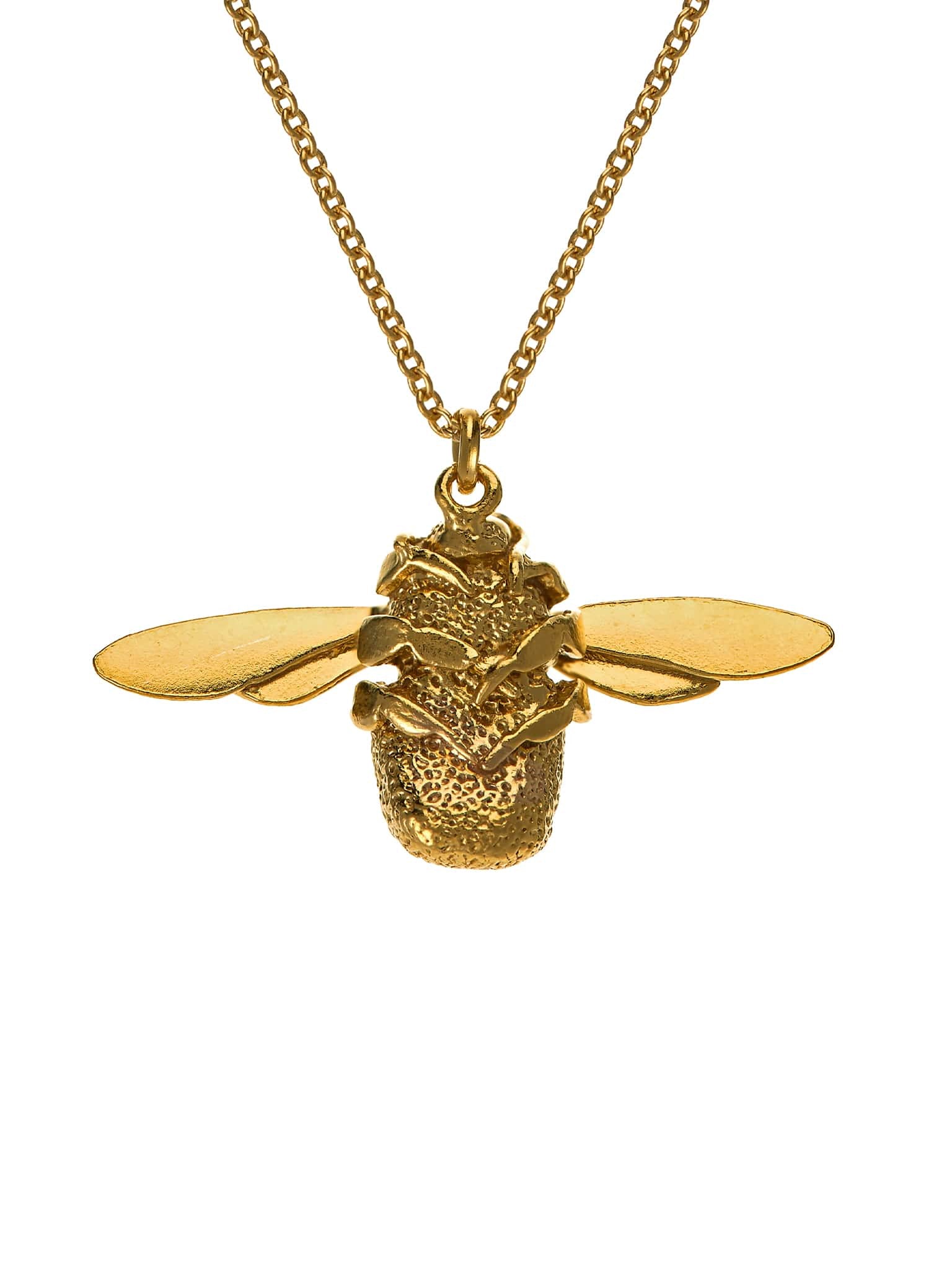 Bumblebee Necklace - image 10 | gold plate
