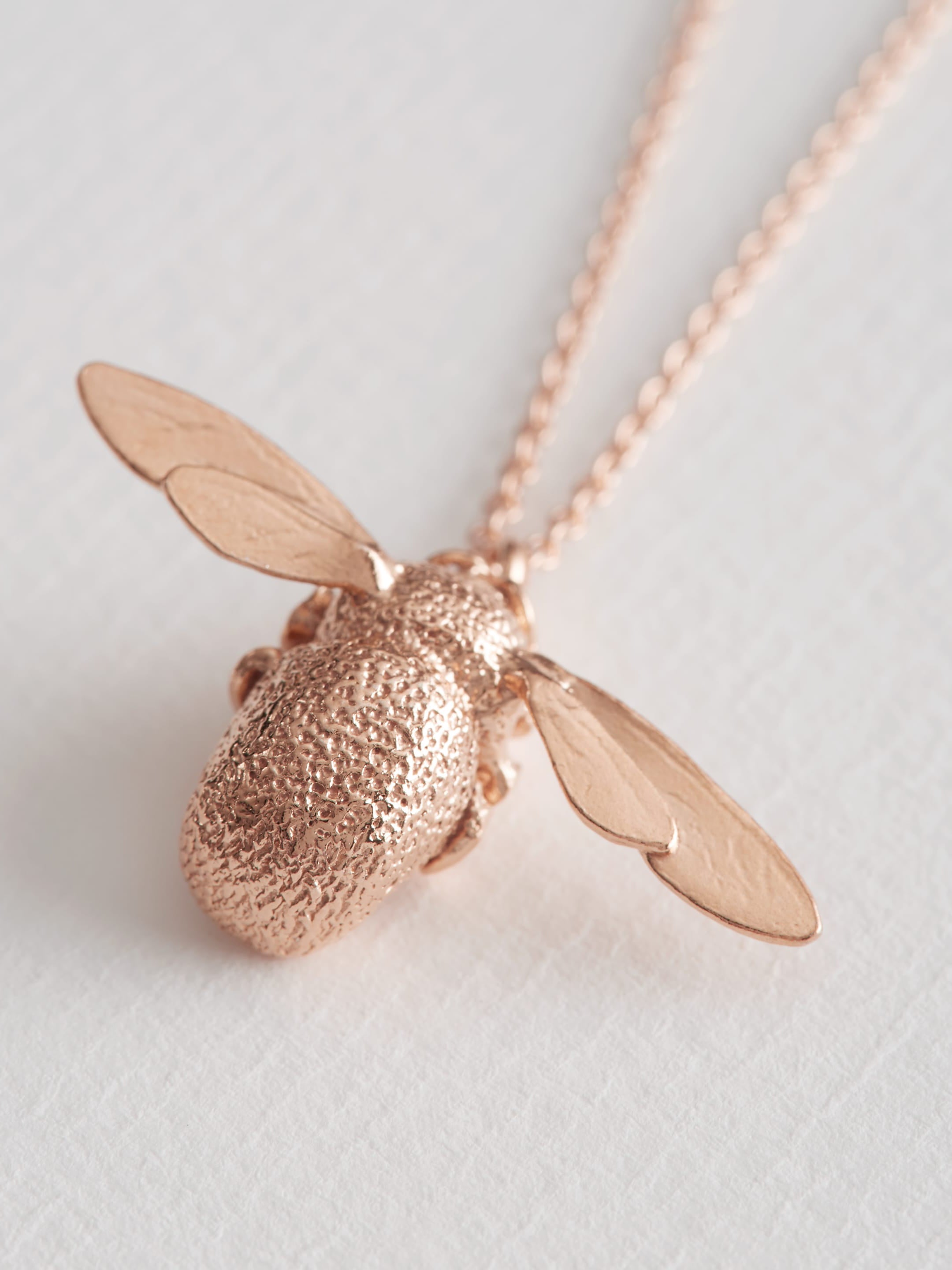 Bumblebee Necklace - image 15 | rose gold plate