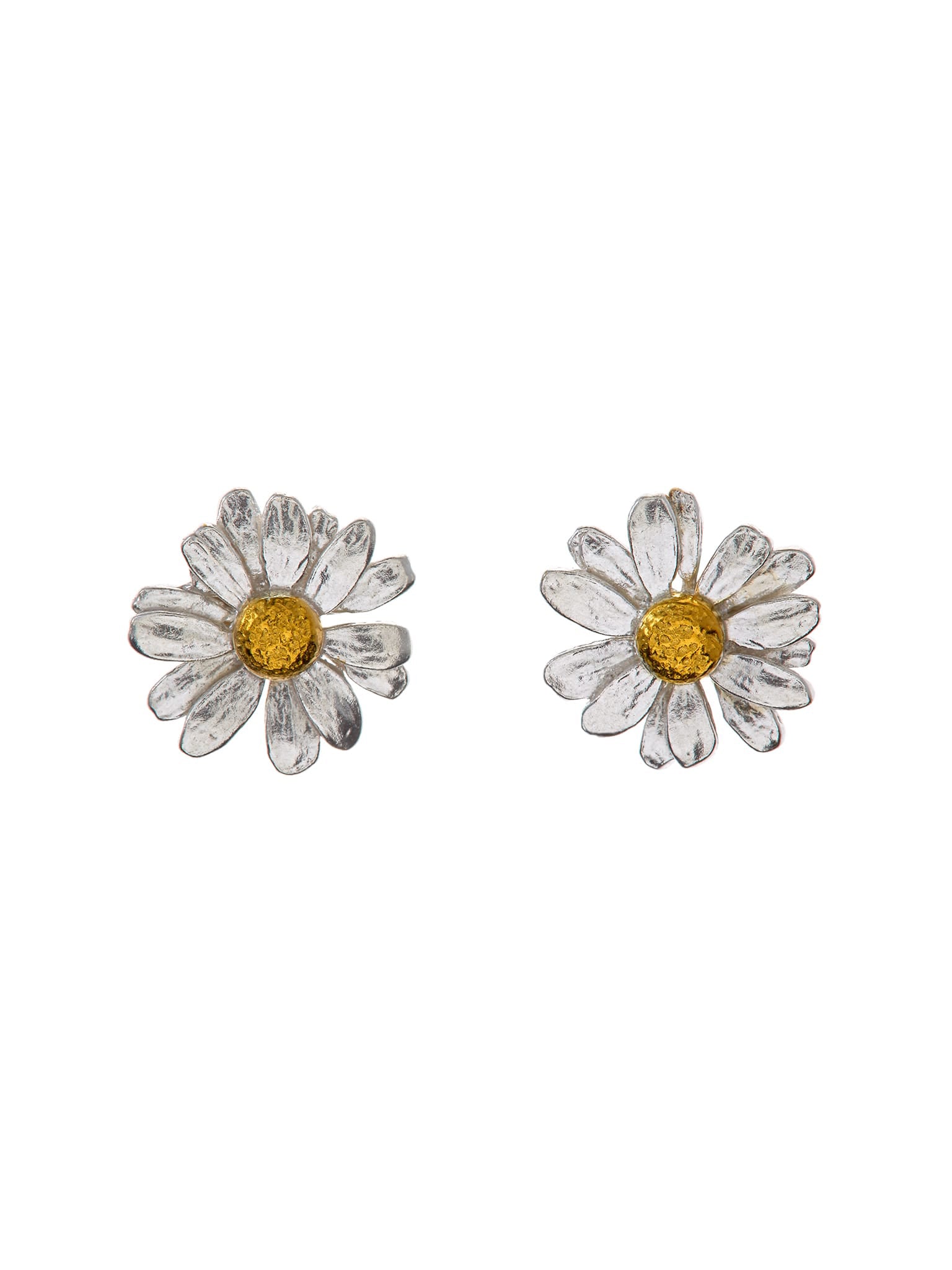 Little Daisy Stud Earrings - image 1 | silver & gold plate