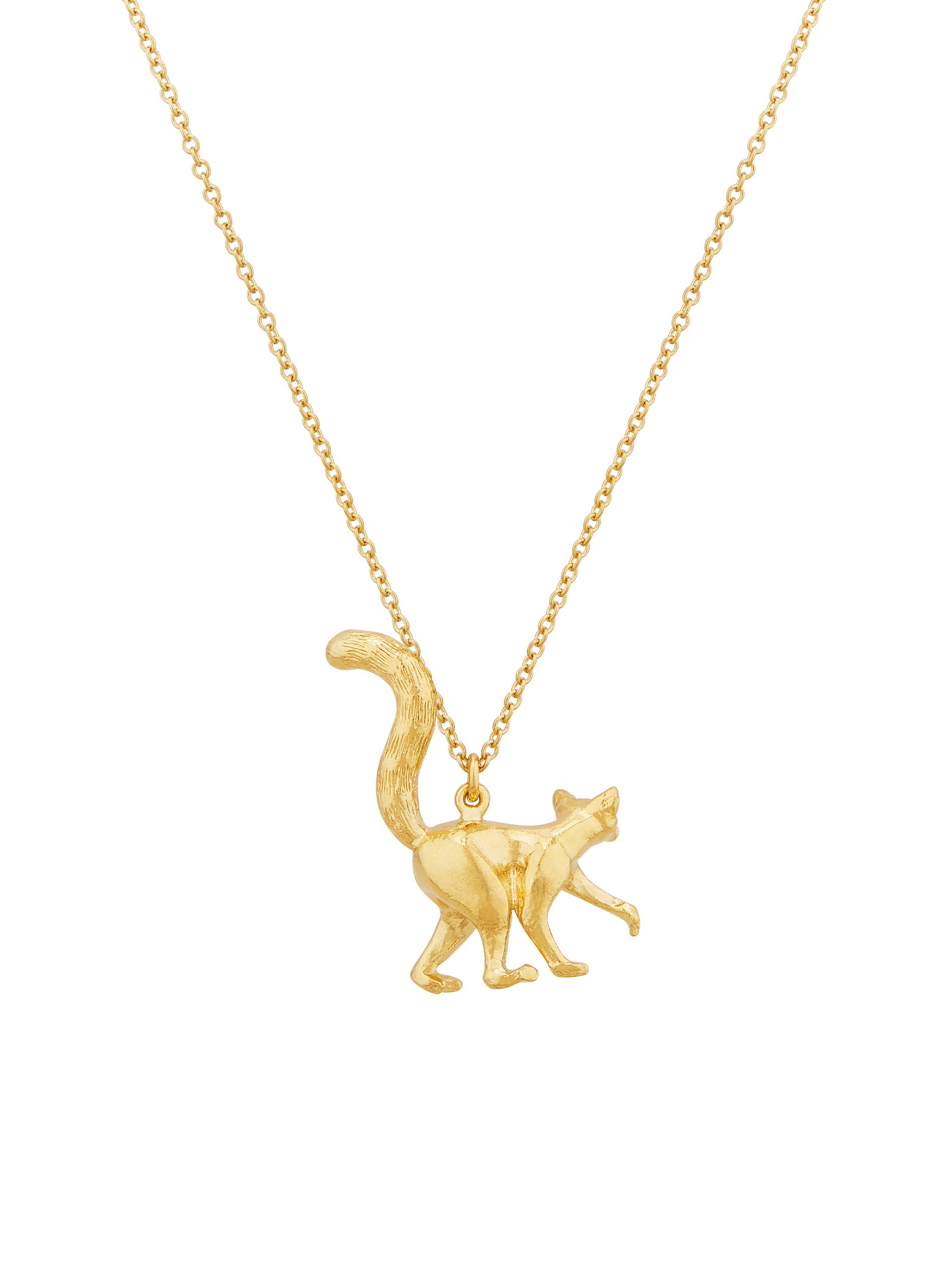 Lemur Necklace - image 4 | gold plate