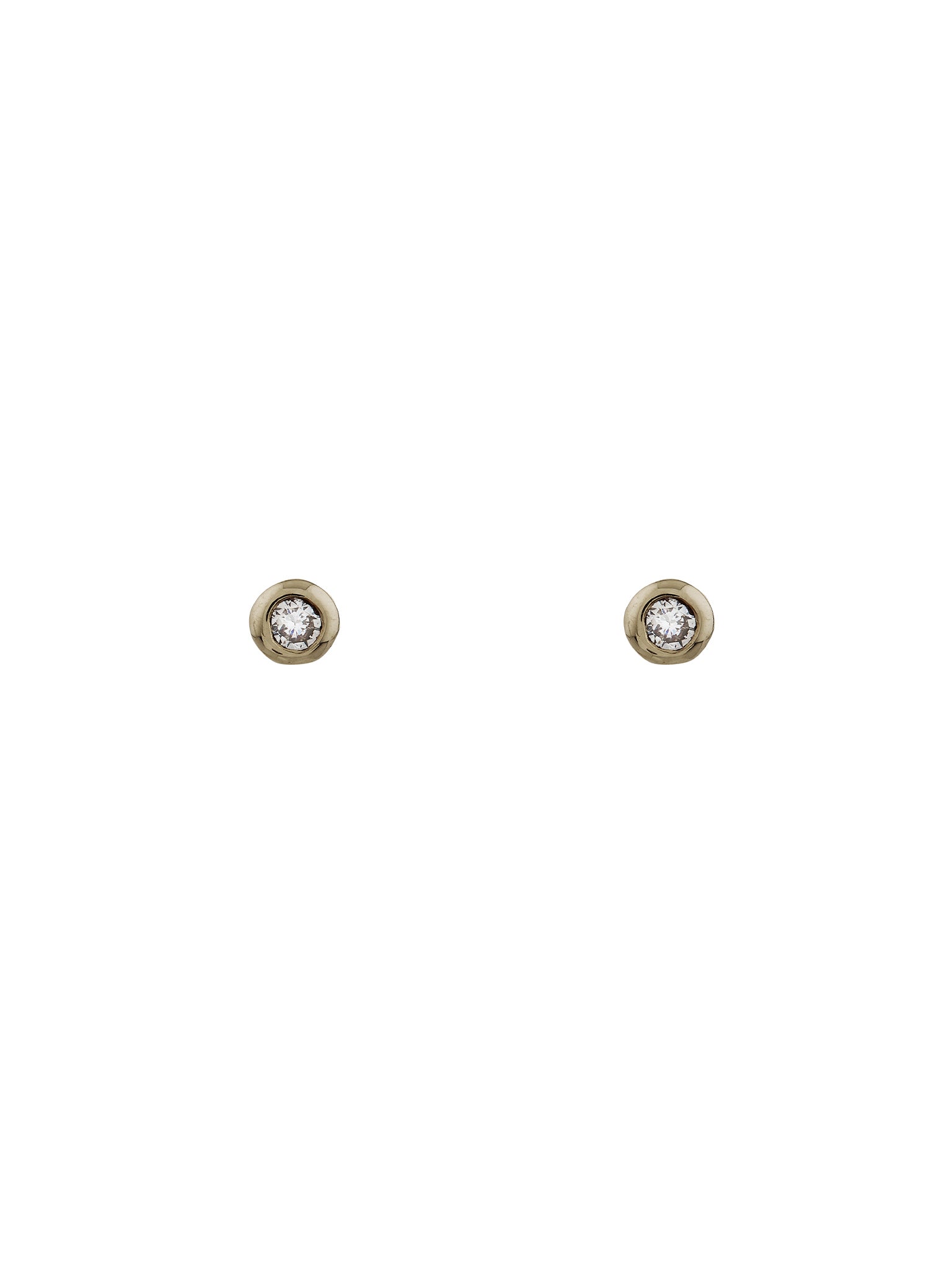 Champagne Diamond Stud Earrings - image 4 | 18ct white gold