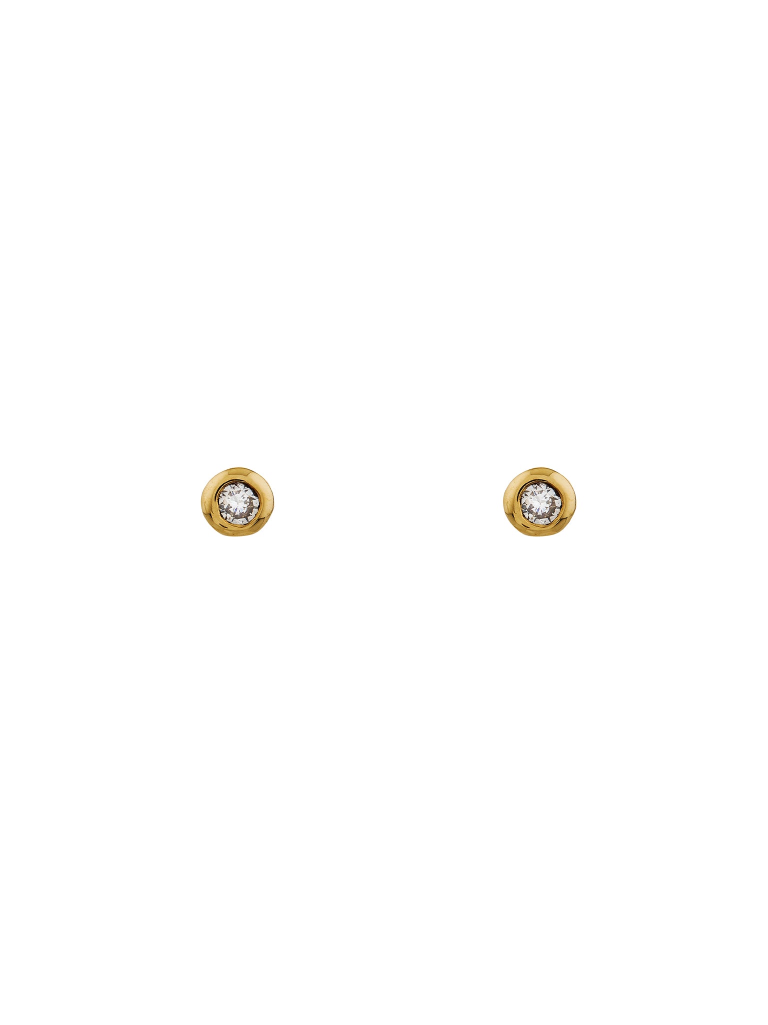 Champagne Diamond Stud Earrings - image 1 | 18ct yellow gold