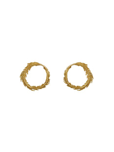 Plume Loop Stud Earrings