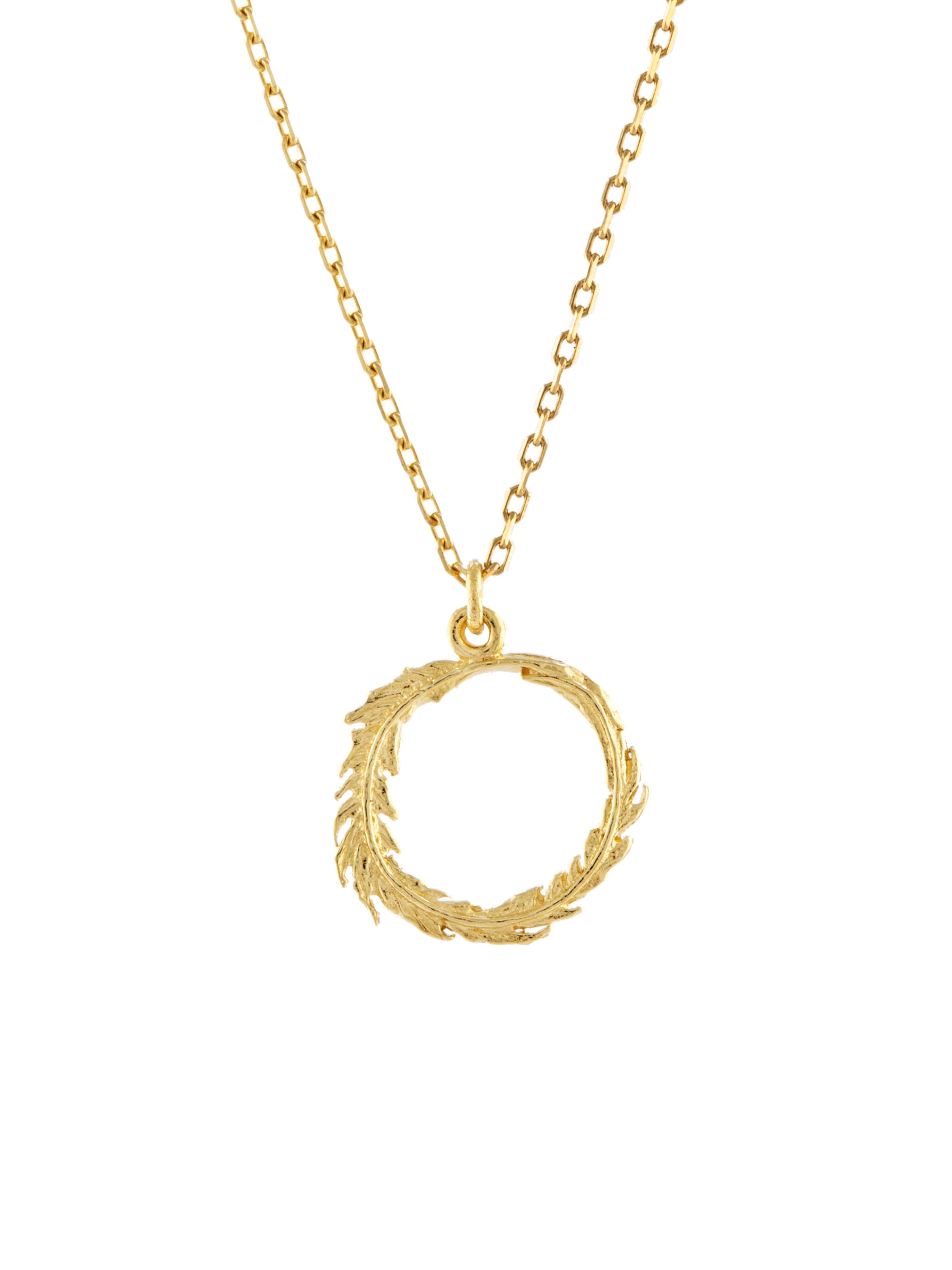 Plume Loop Necklace - image 1 | 18ct yellow gold