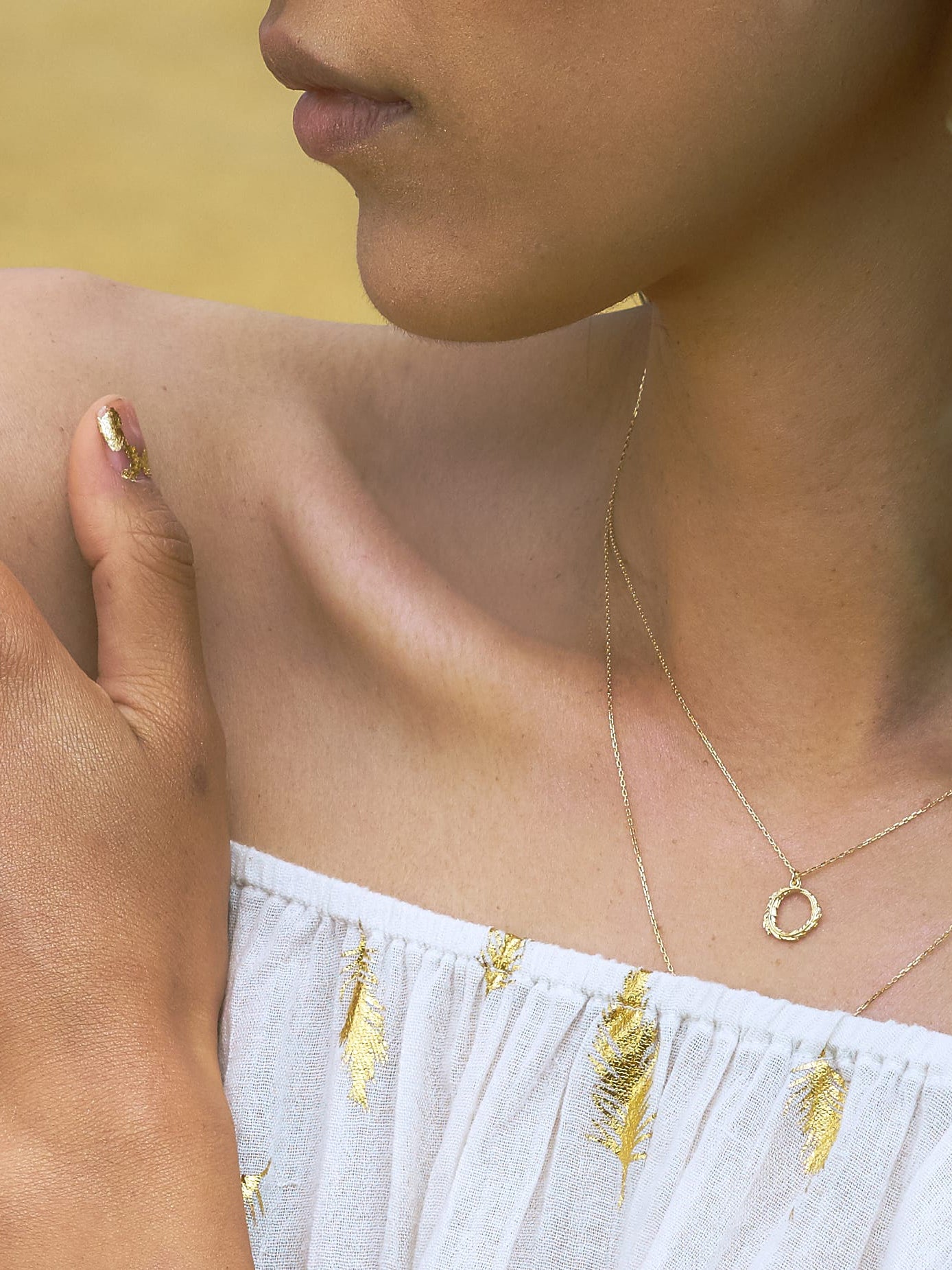 Plume Loop Necklace - image 2