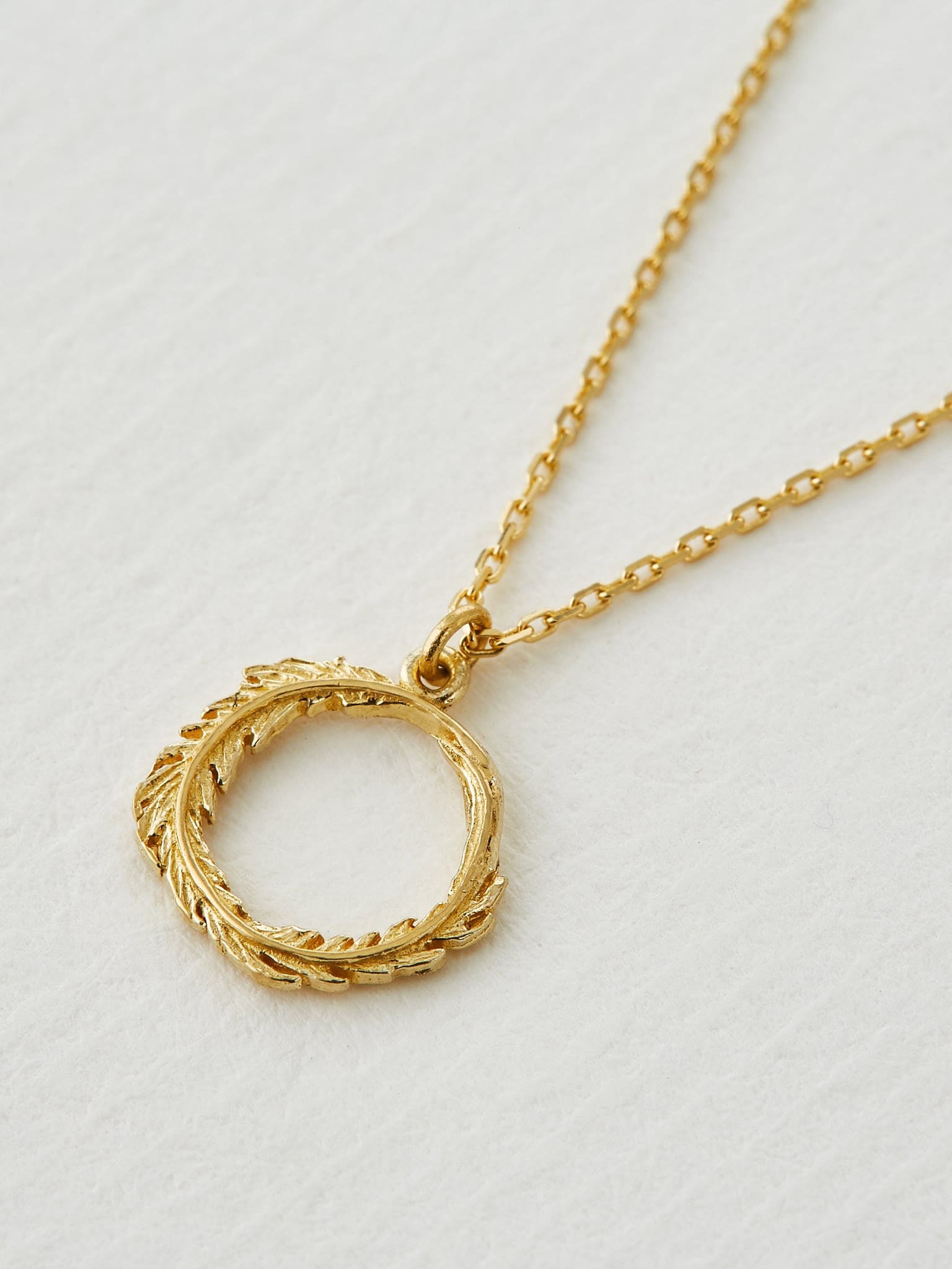 Plume Loop Necklace - image 5 | 18ct yellow gold