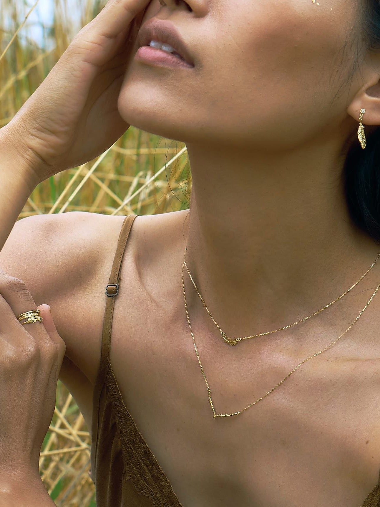 In-Line Plume Necklace - image 2