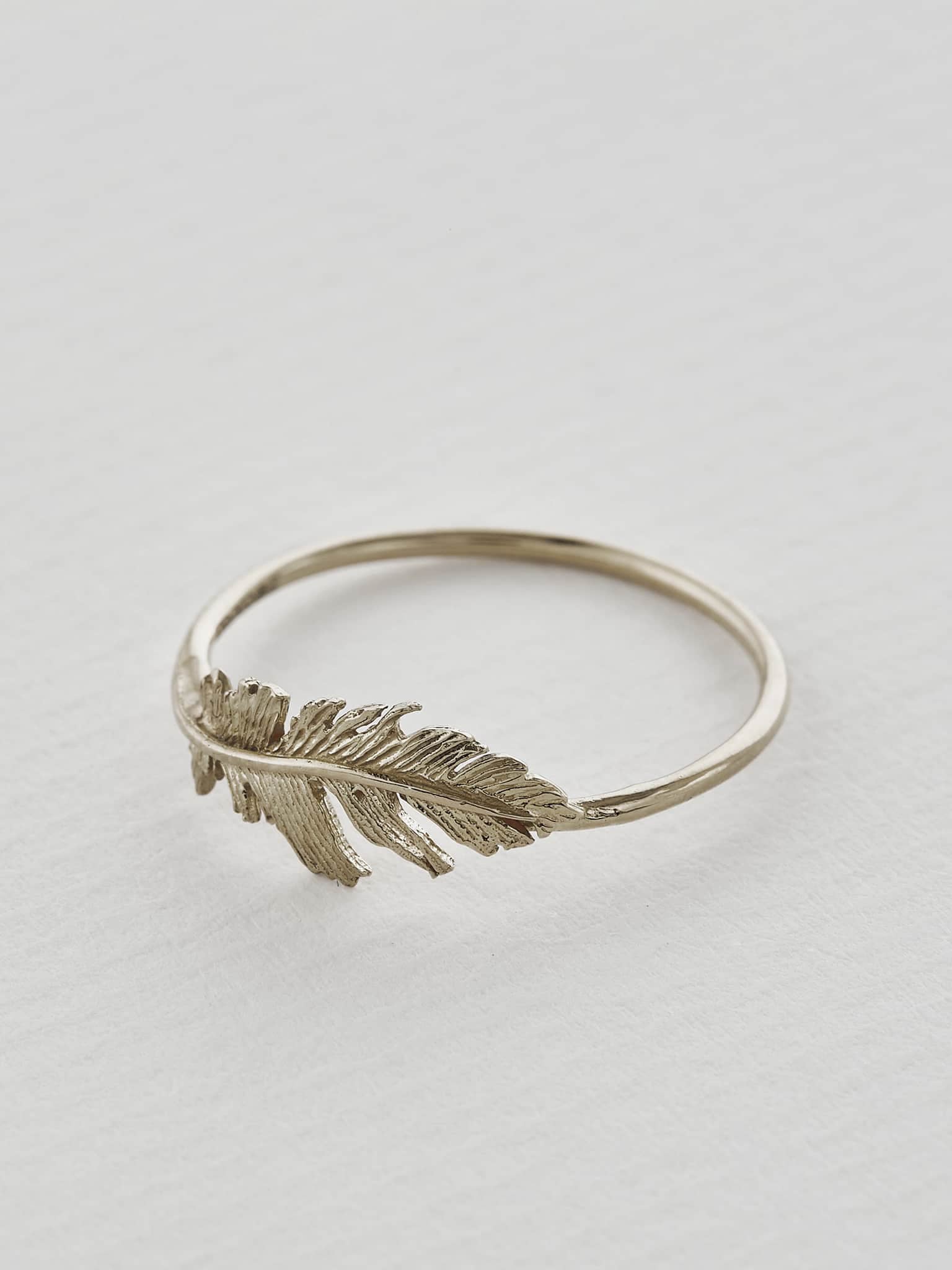 Plume Ring - image 5 | 18ct white gold
