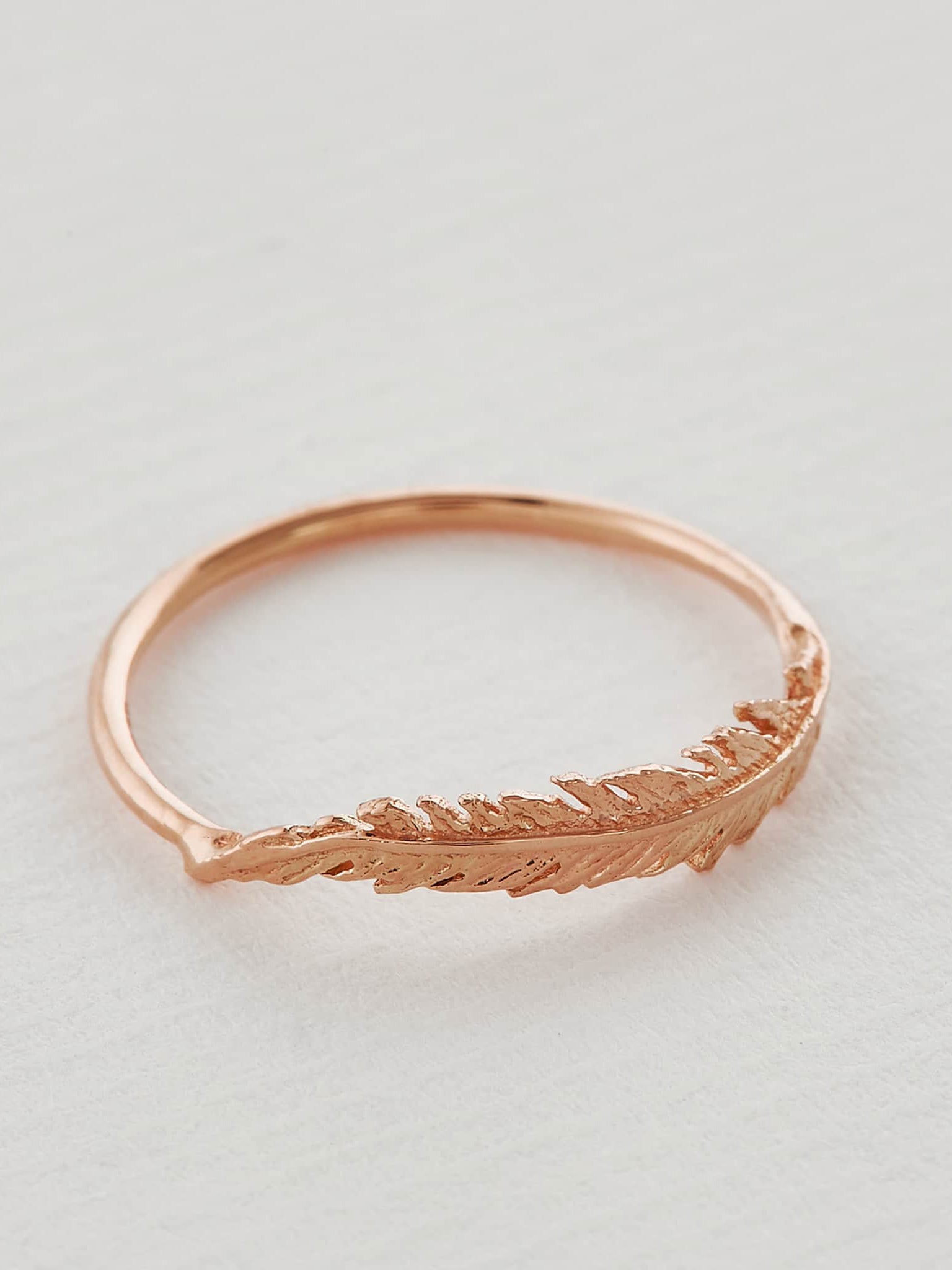 Plume Wisp Ring - image 7 | 18ct rose gold