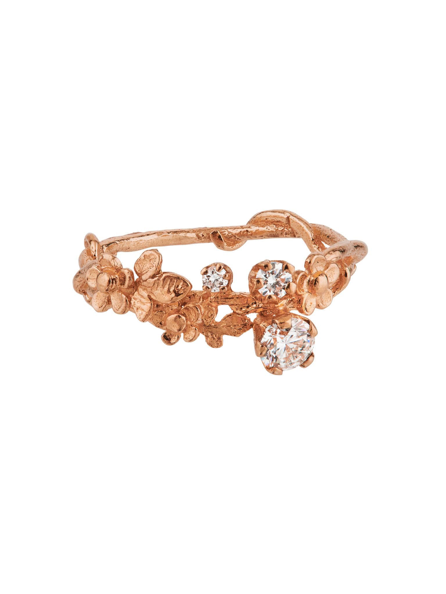 Wild Posy Twist Diamond Ring - image 11 | 18ct rose gold