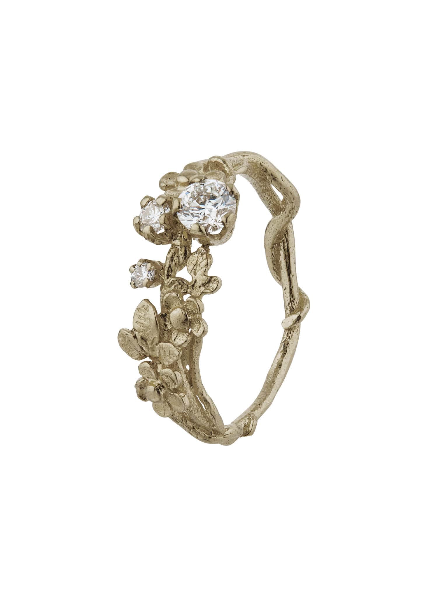 Wild Posy Twist Diamond Ring - image 6 | 18ct white gold