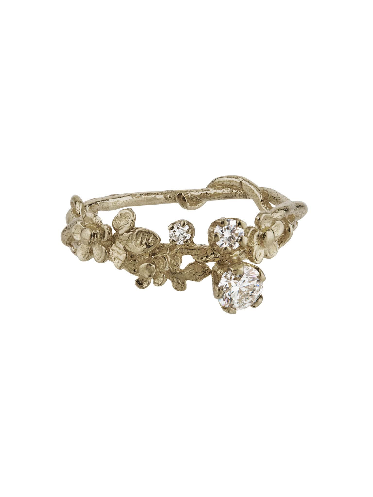 Wild Posy Twist Diamond Ring - image 8 | 18ct white gold