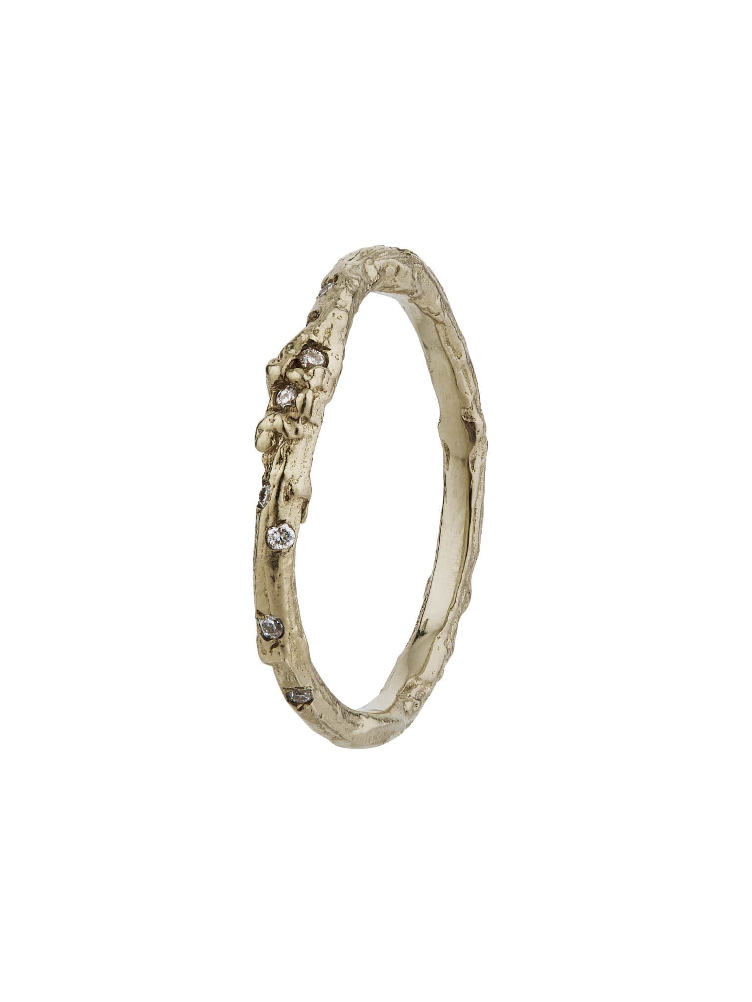 Birch Diamond Band 2mm - image 4 | 18ct white gold
